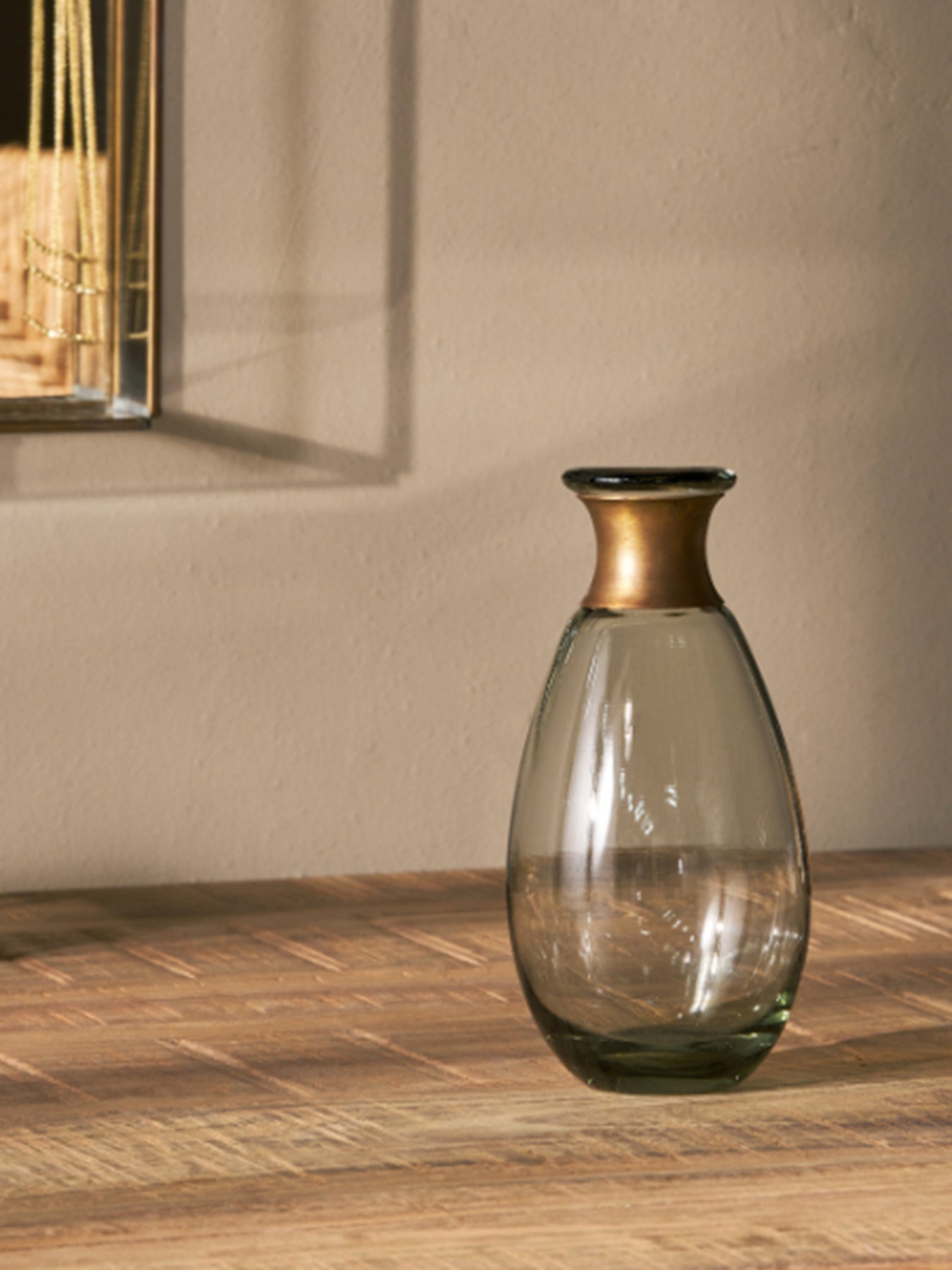 Green Mini Miza Glass Vase