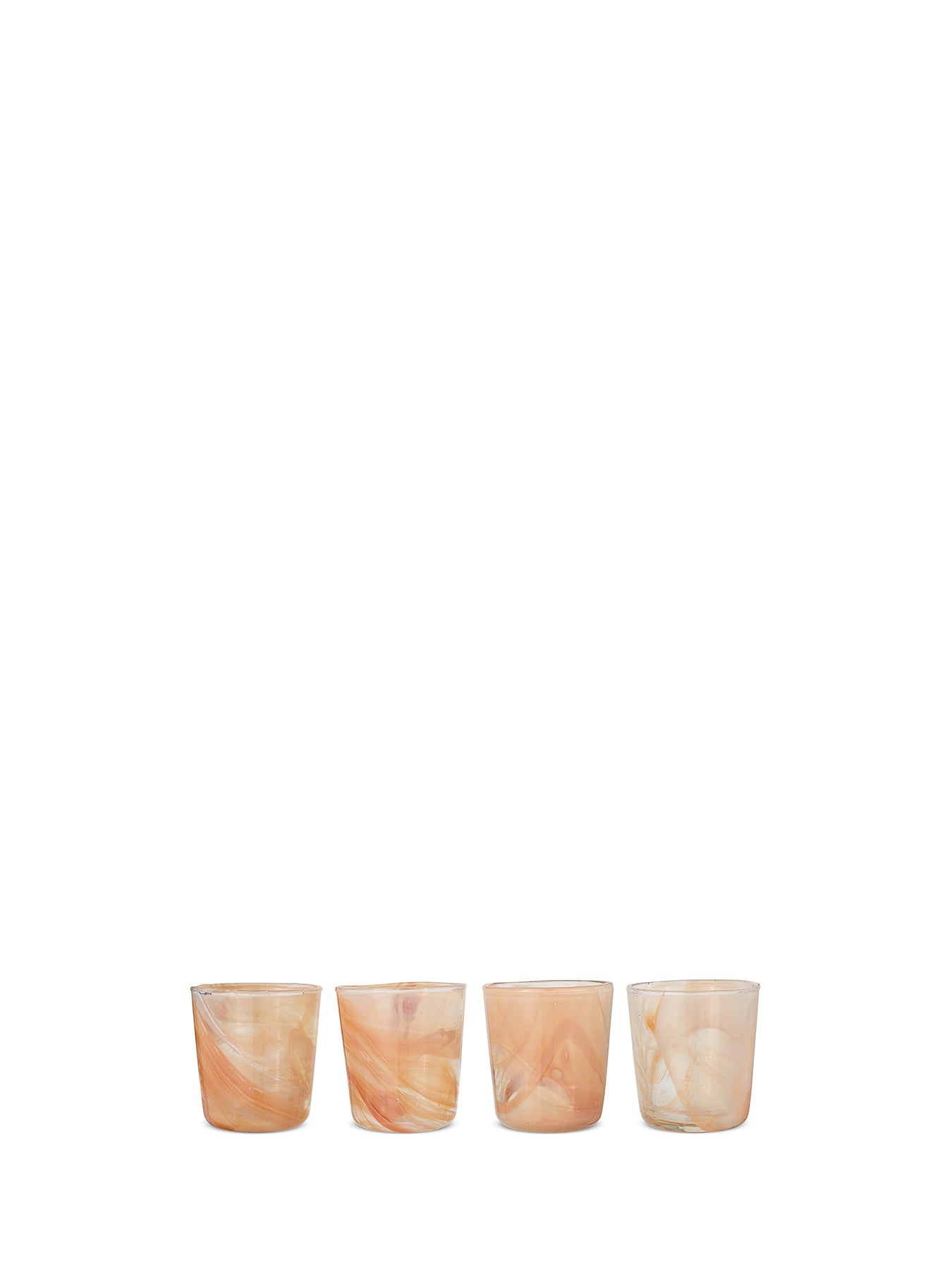 4 Set Shirali Marble Swirl Tumbler