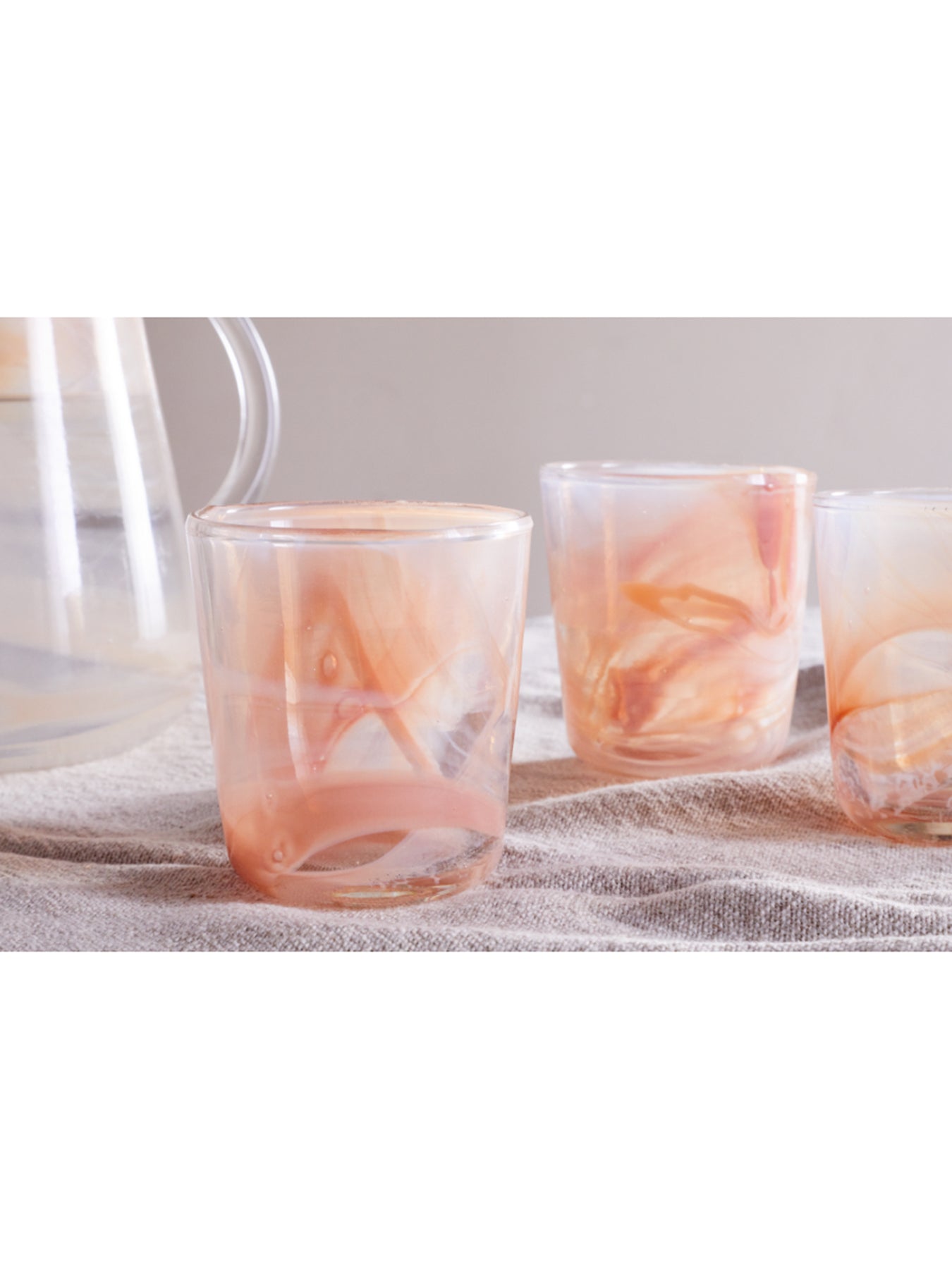 4 Set Shirali Marble Swirl Tumbler