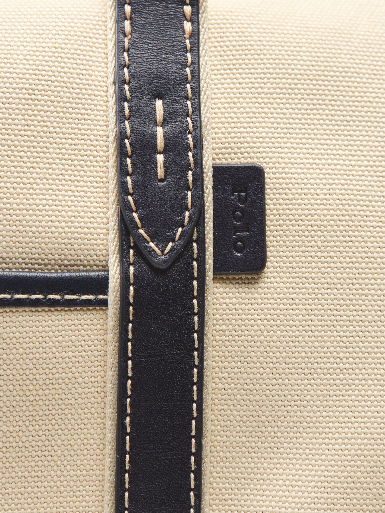 Large Shopper Tote Ecru/Navy