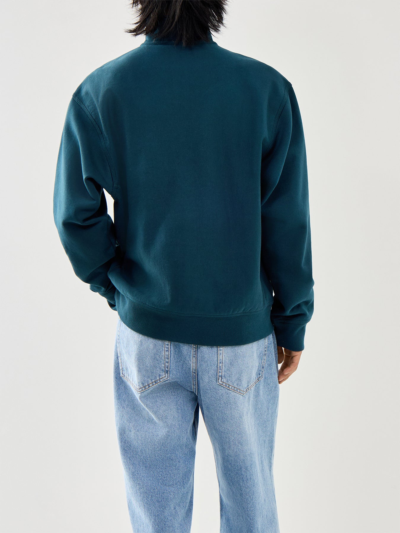Half Zip American Script Sweatshirt
