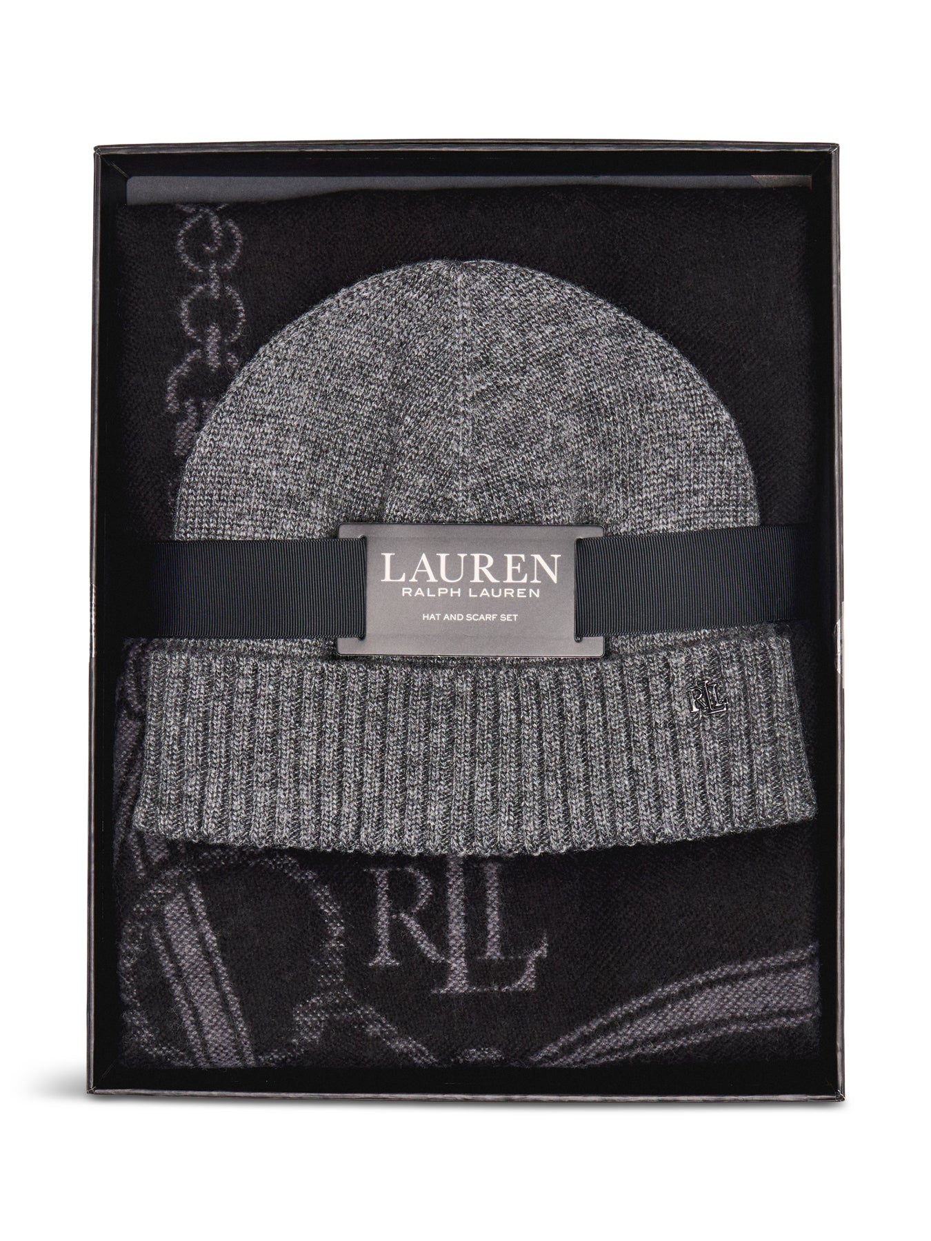 Equestrian Hat & Scarf Gift Set Navy