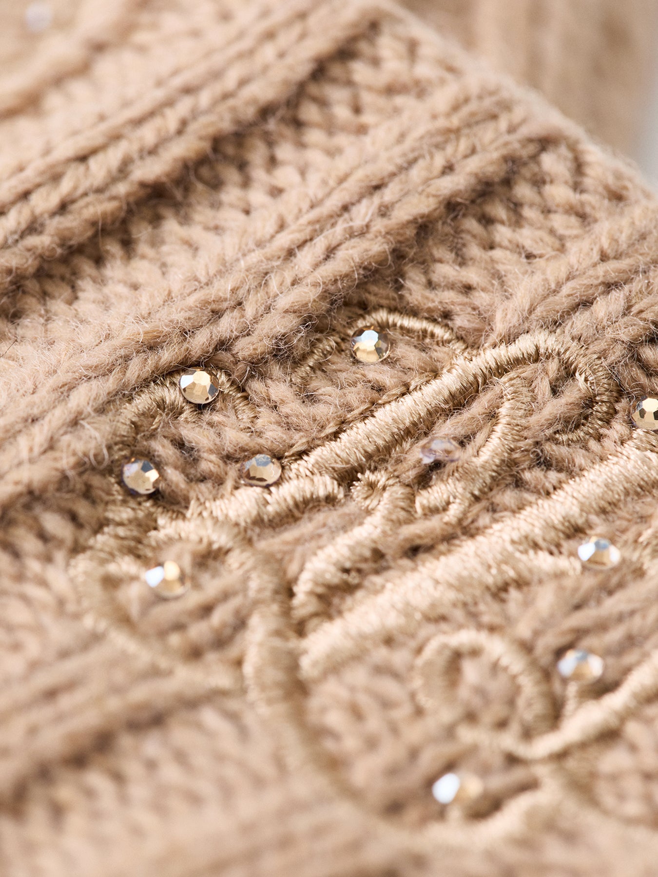 Crest Embroidered Gloves Navy