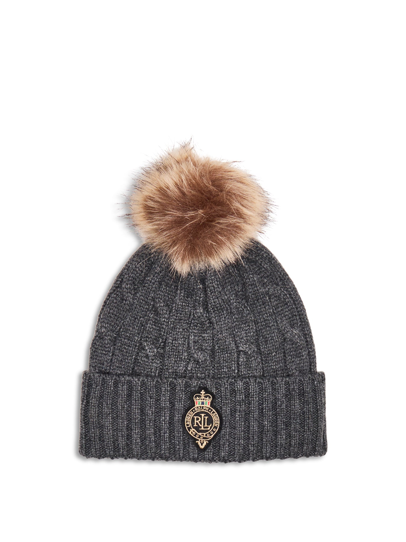 Crest Patch Beanie Navy