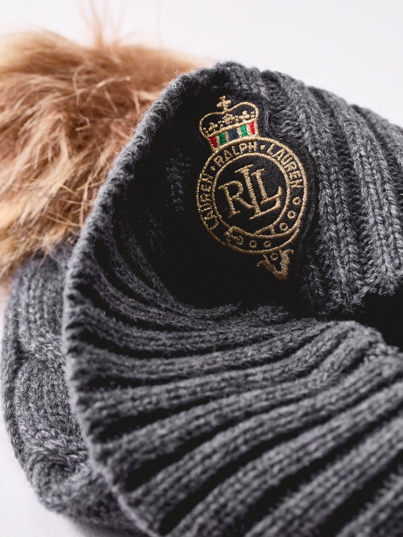 Crest Patch Beanie Navy