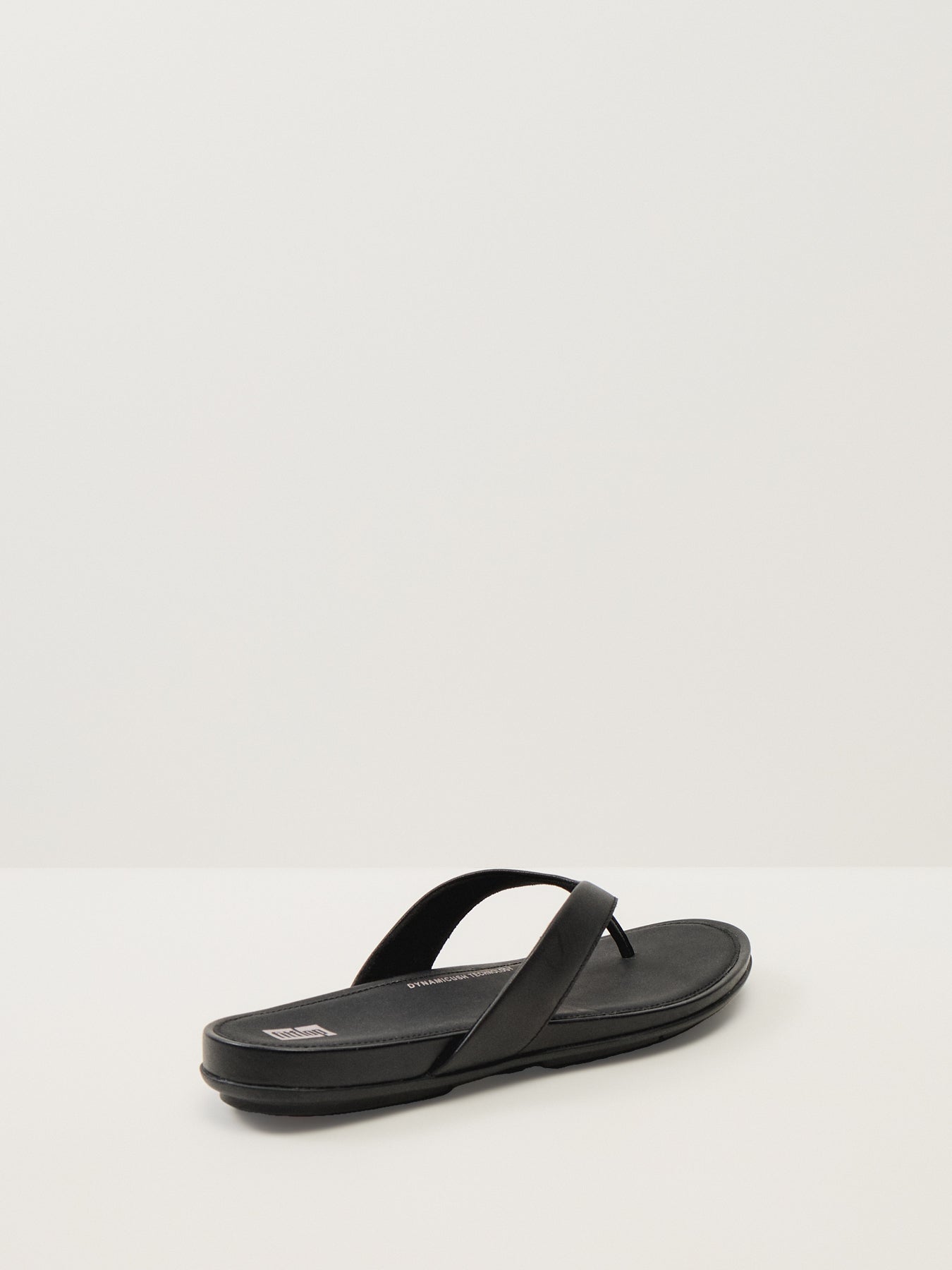 Gracie Leather Flip-Flops Black