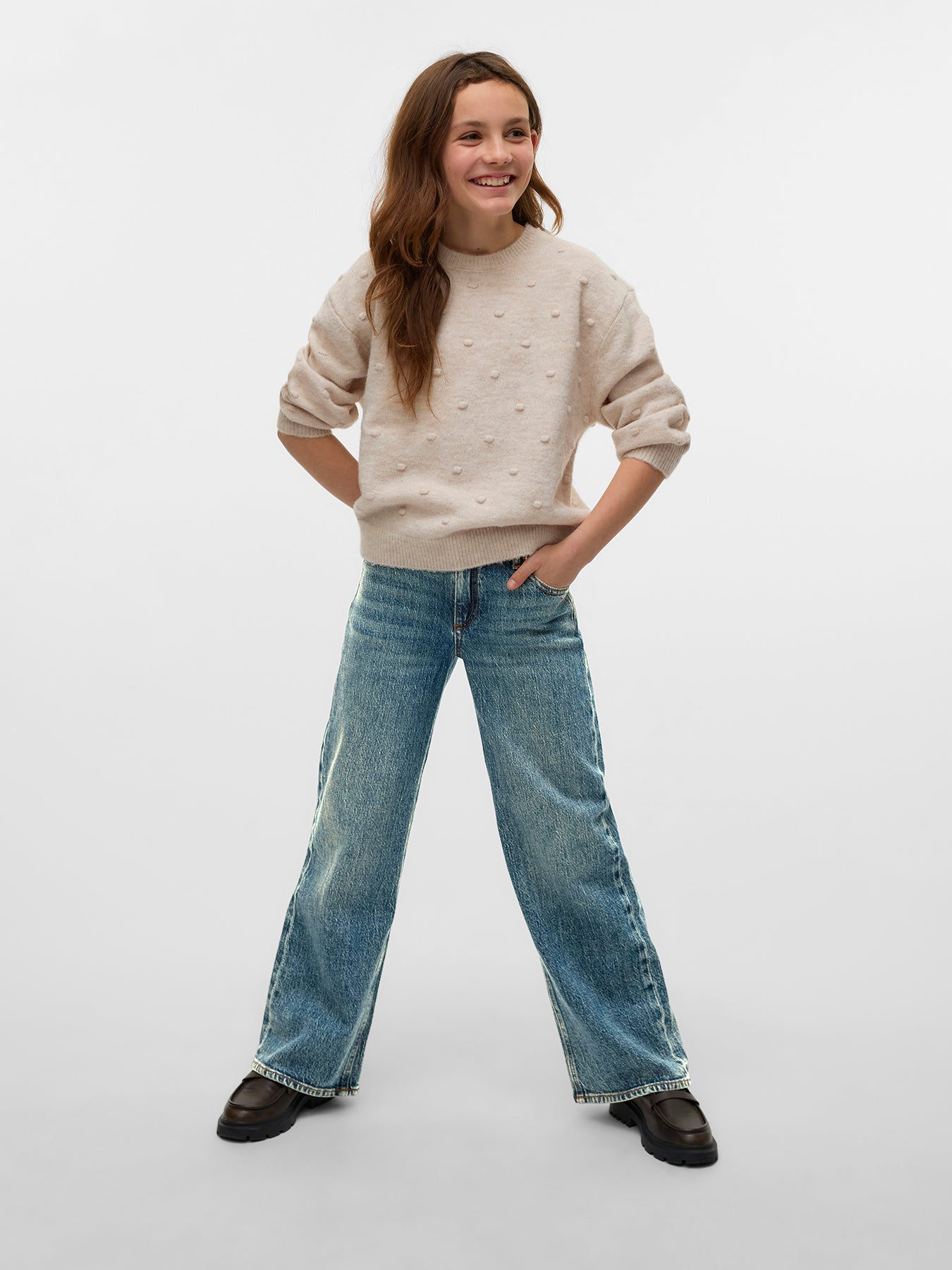 Tessa High Rise Wide Jeans