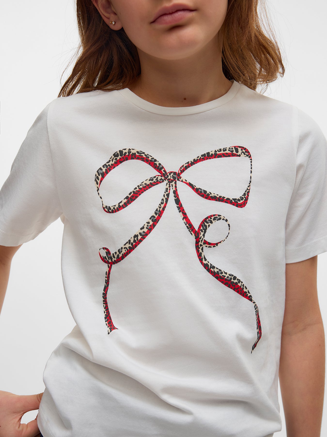 Kelly Love Short Sleeve Top White