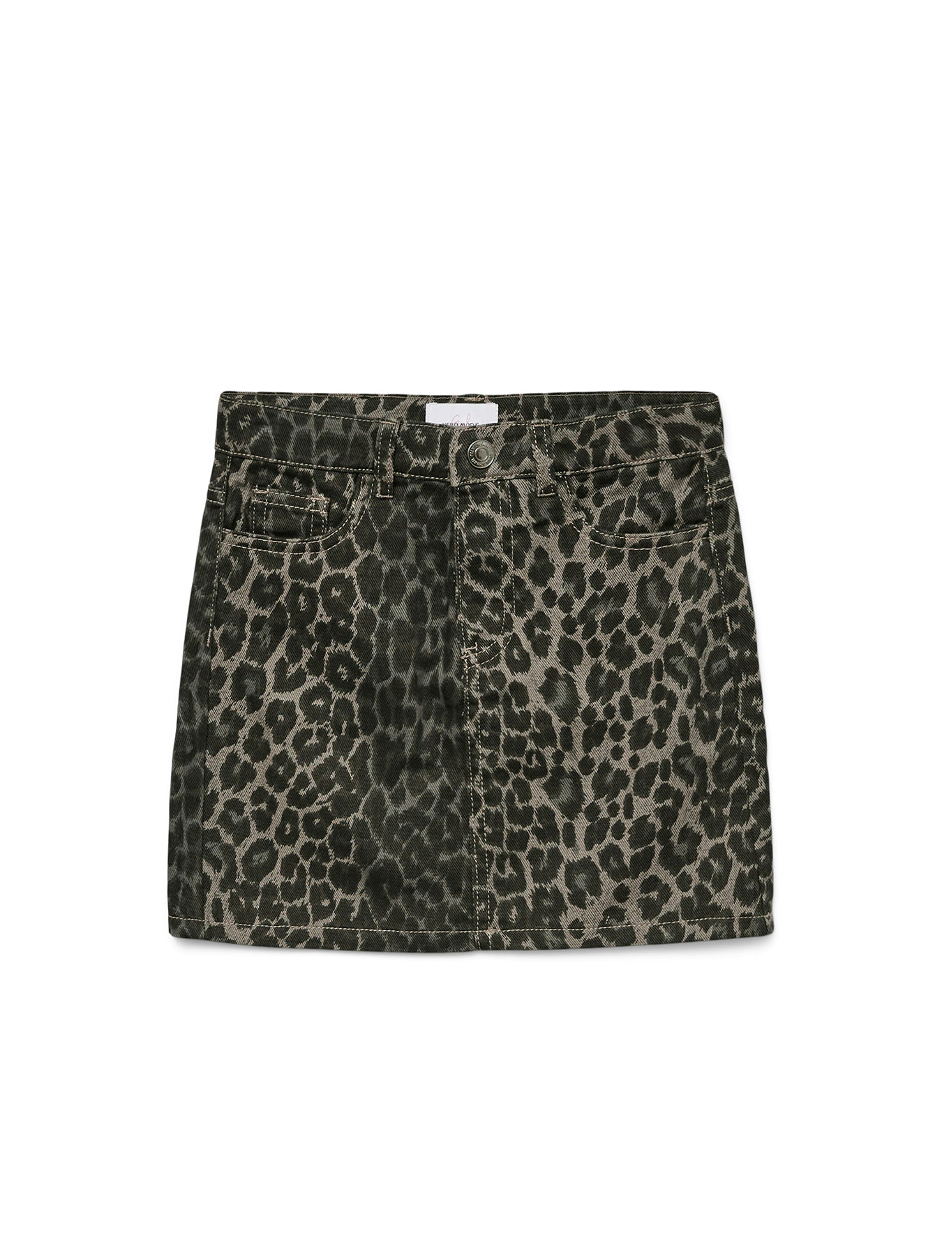 Lenora Short Skirt Leopard Print