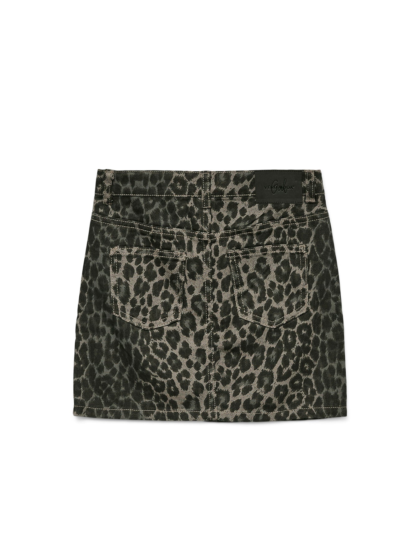 Lenora Short Skirt Leopard Print