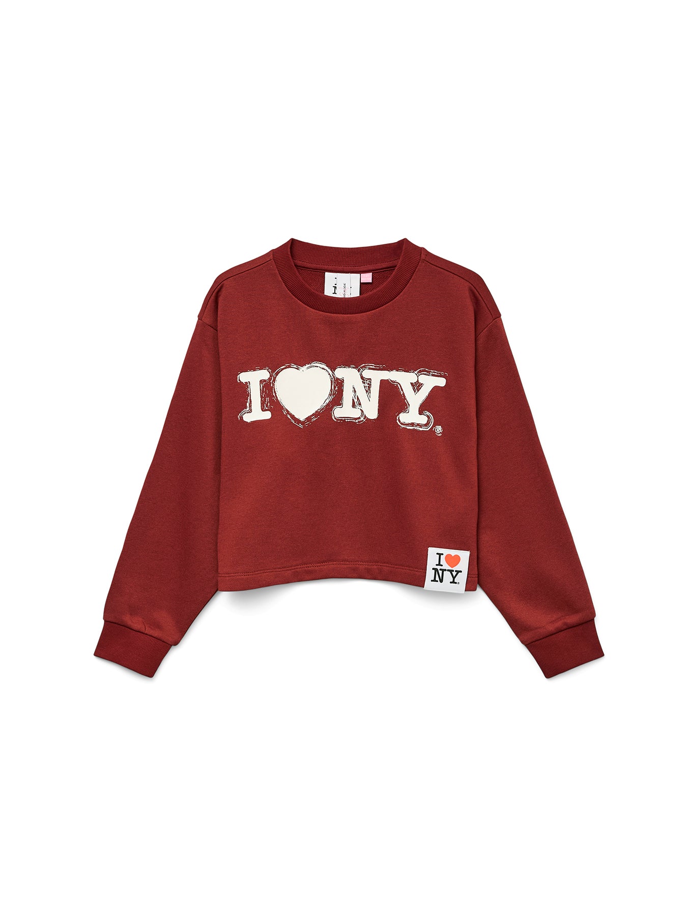 New York Long Sleeve Sweatshirt Red