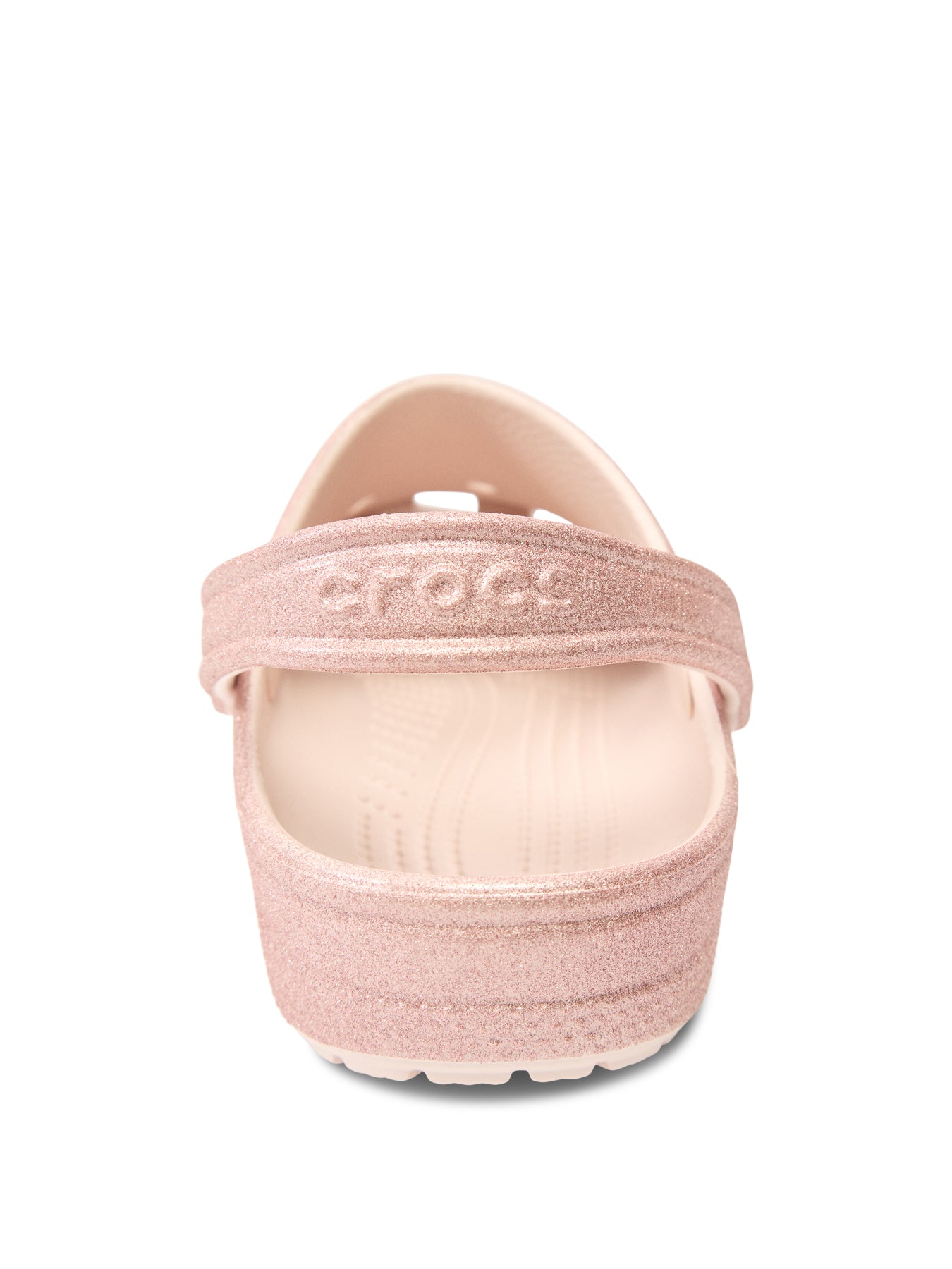 womens Classic Glitter Clog pink
