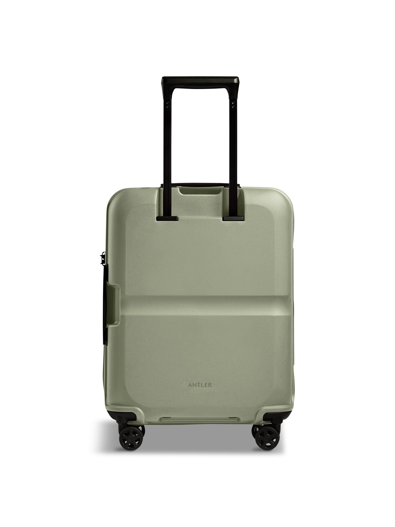 Green Single Stripe Spin Suitcase 55cm