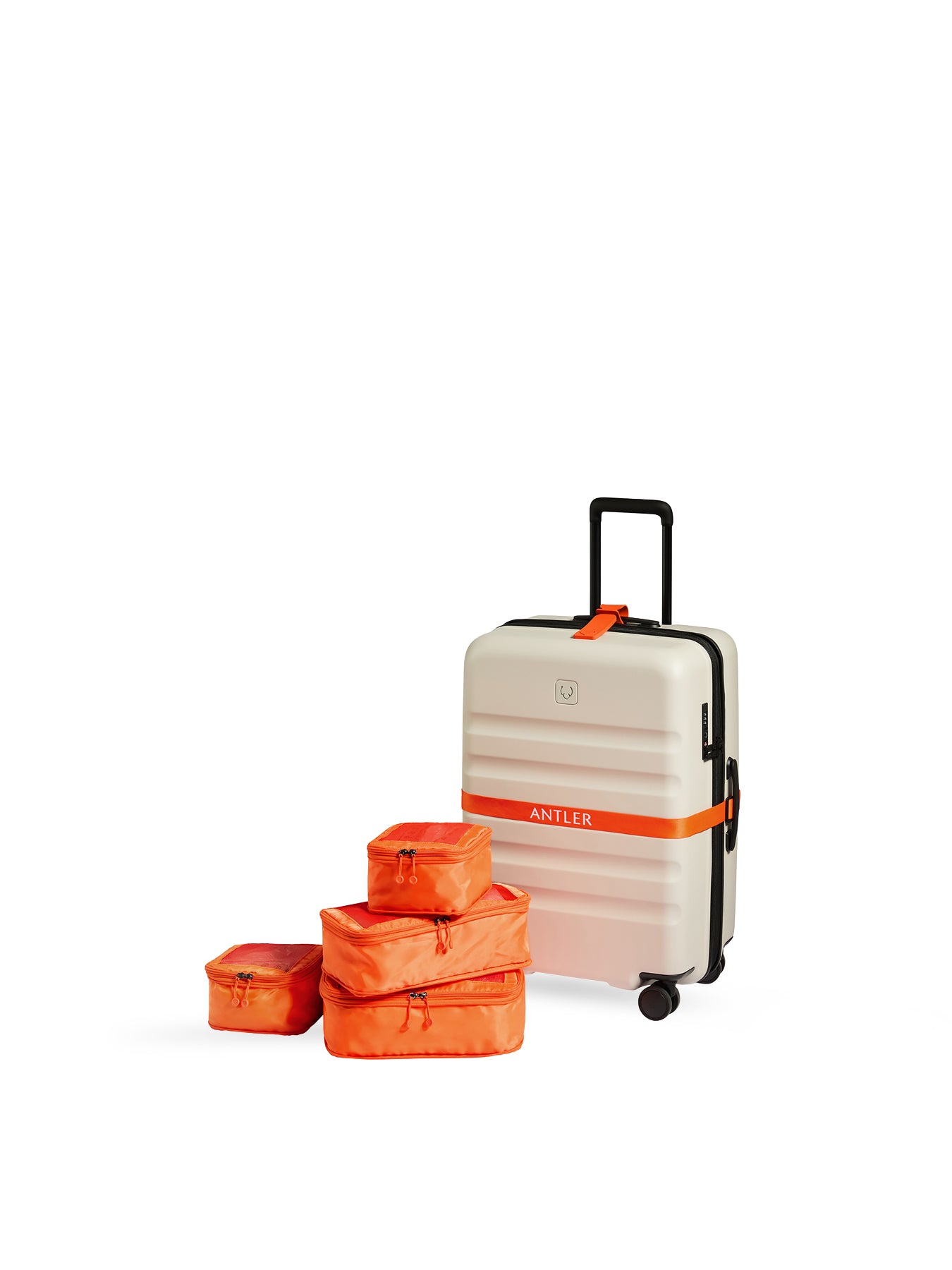 Four-Piece Packing Cube Set for Organised Suitcase Storage