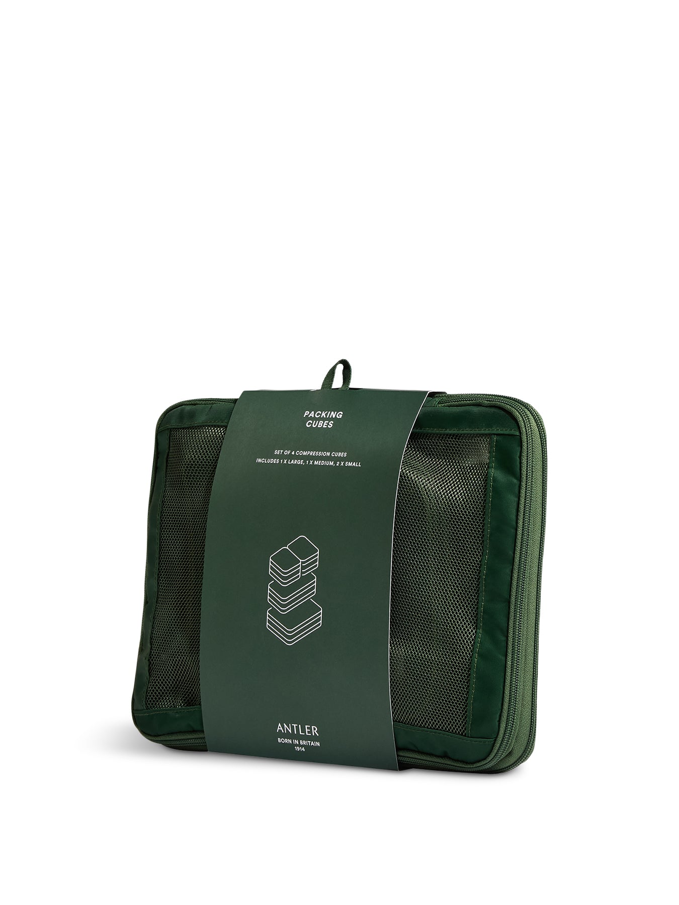 Green 4 Pack Chelsea Packing Cubes