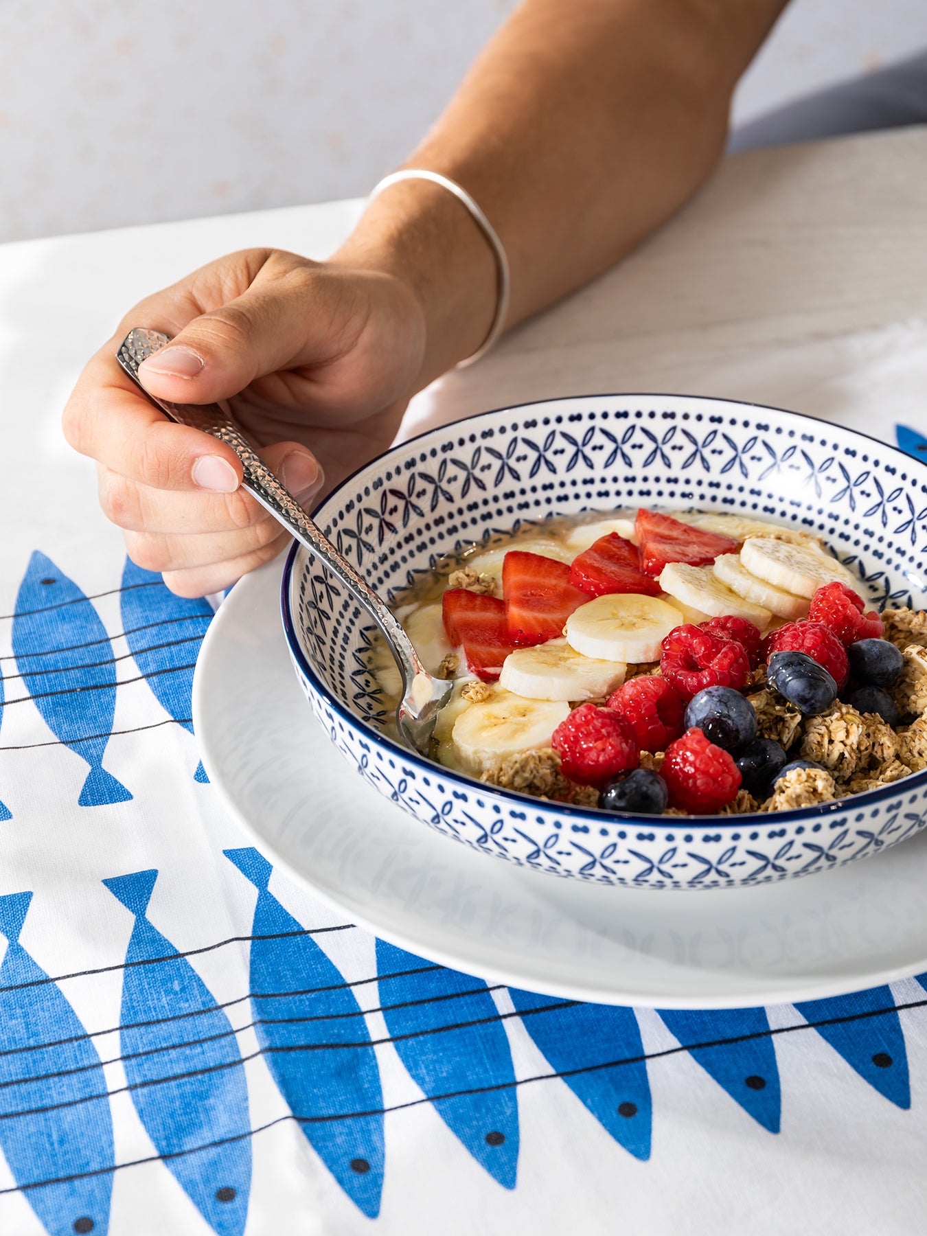 Mediterranean Bowl Blue