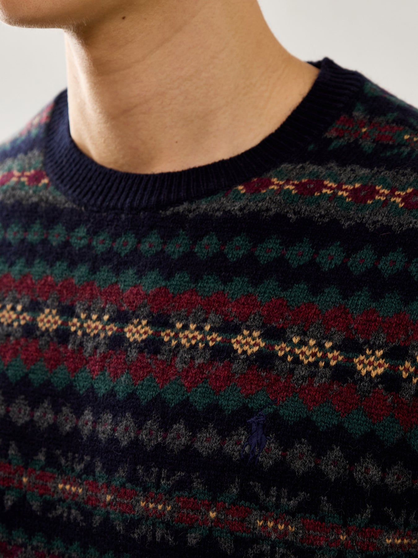 Fairisle Crew Knit