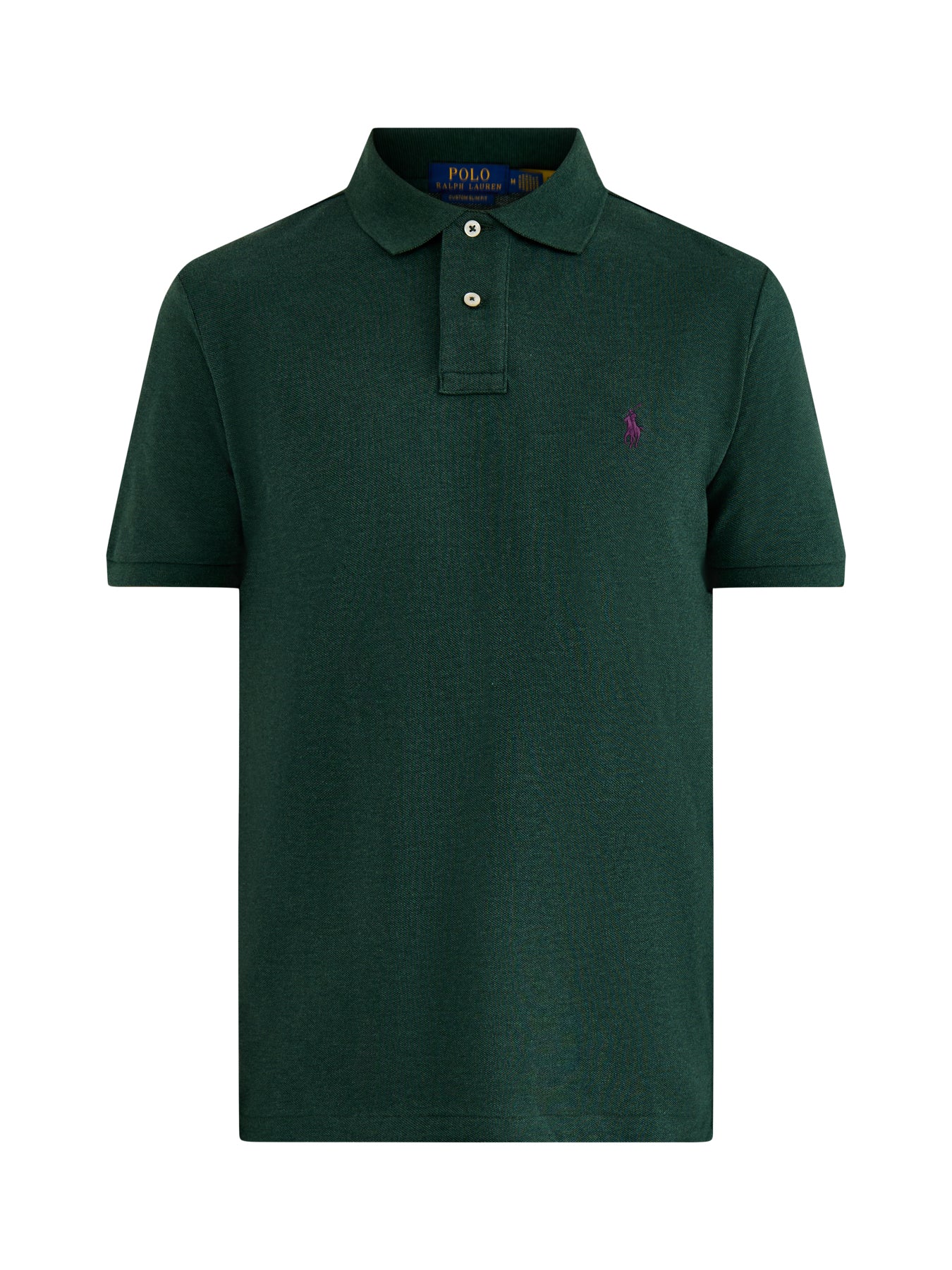 Custom Fit Cotton Polo Top Green