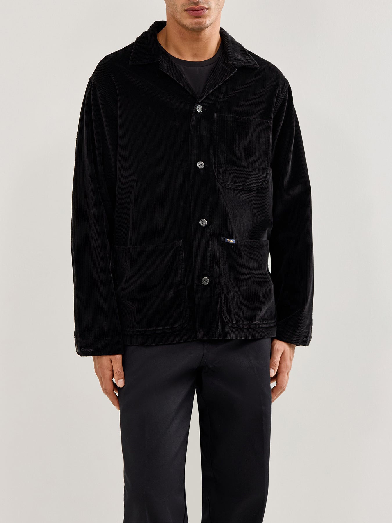 Corduroy Overshirt Black