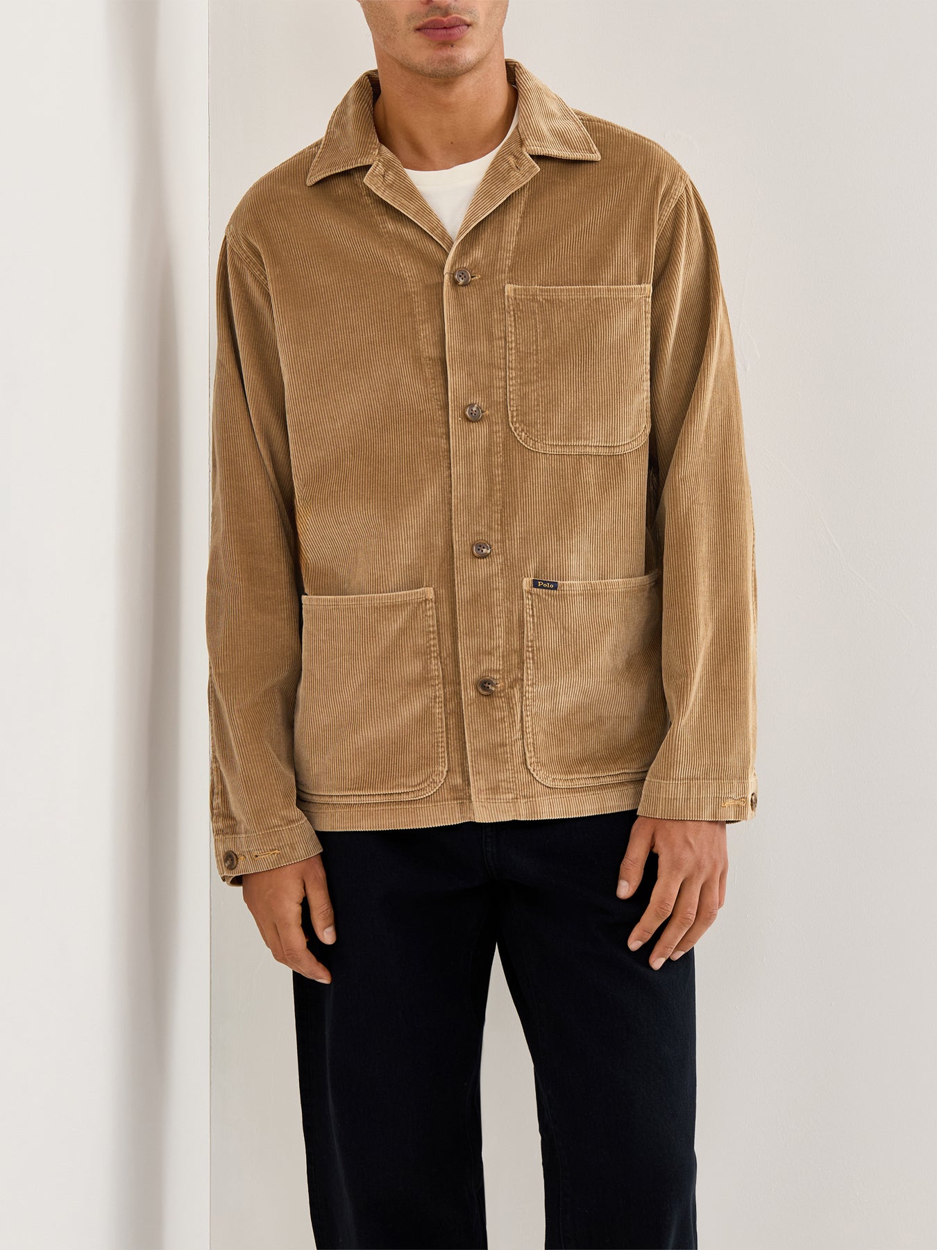 Corduroy Overshirt Khaki