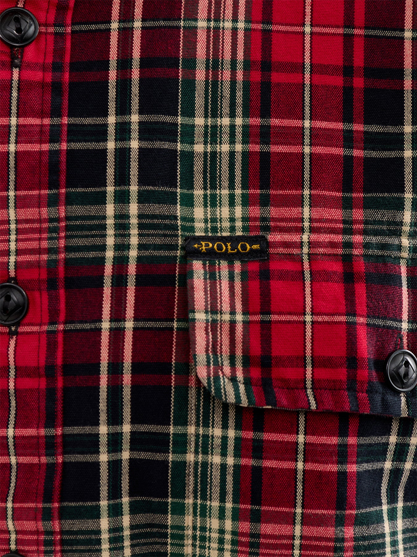 Tartan Brushed Cotton Shirt Red