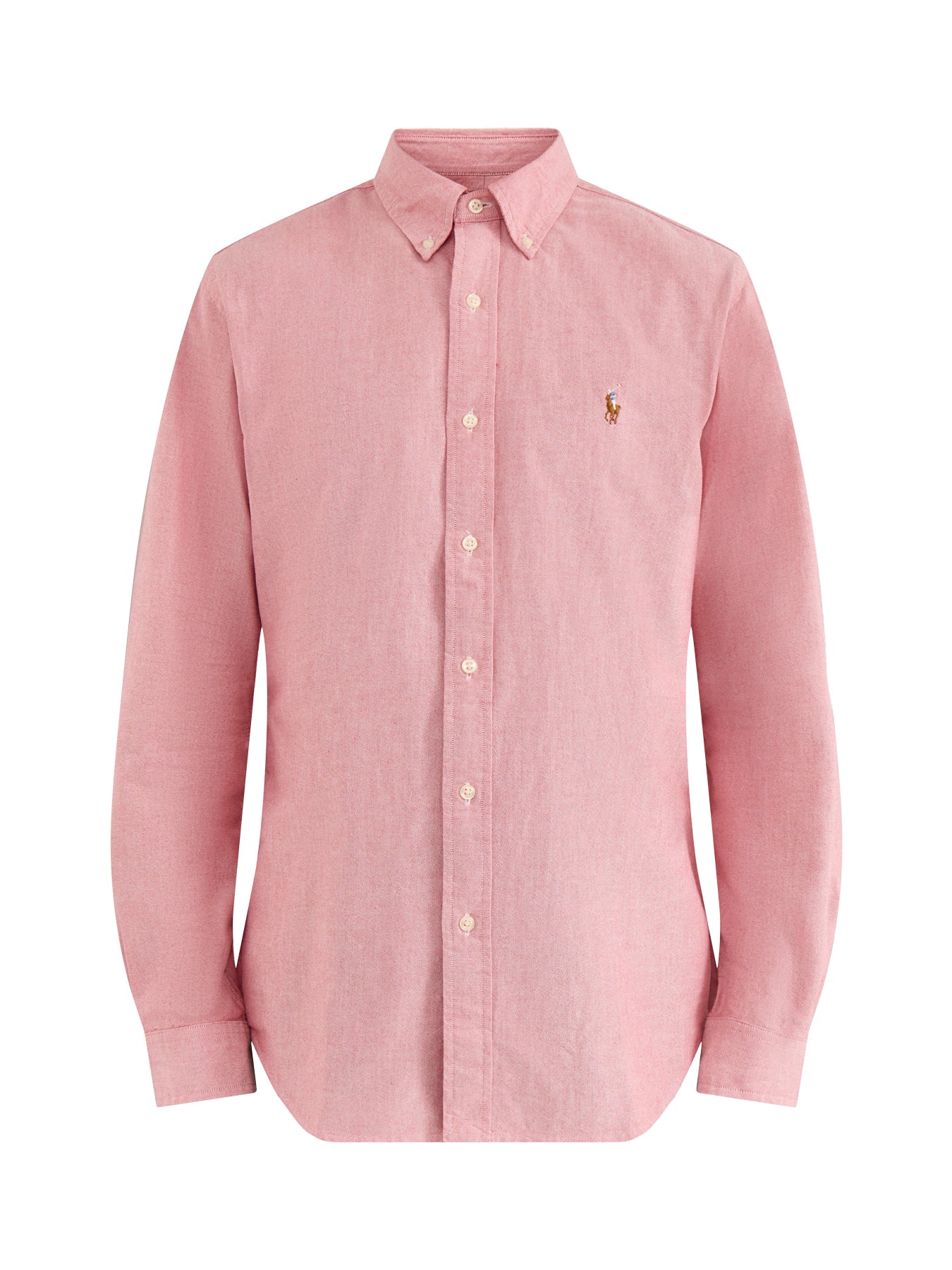 Custom Fit Cotton Oxford Shirt Pink
