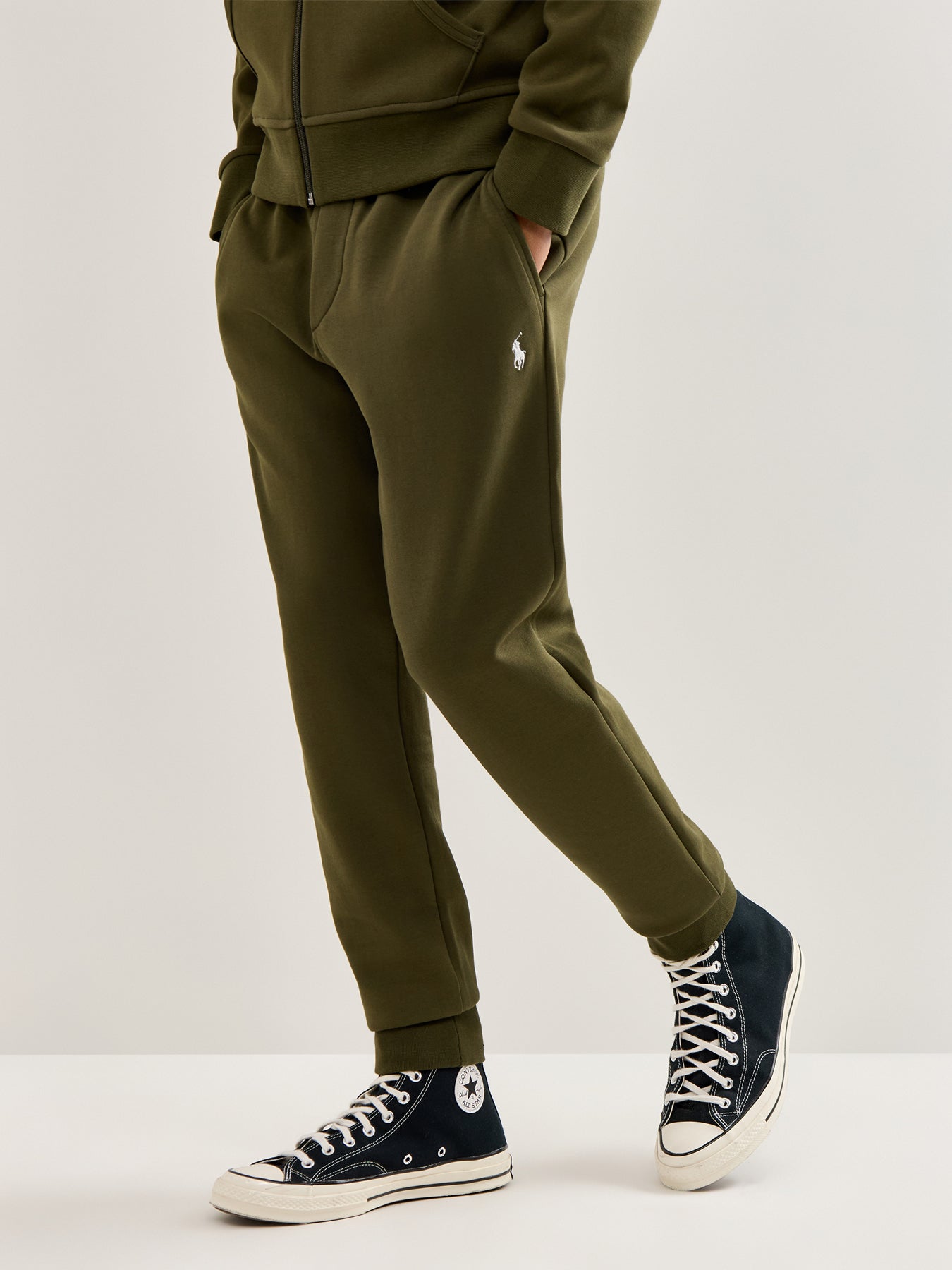 Double Knit Joggers Olive