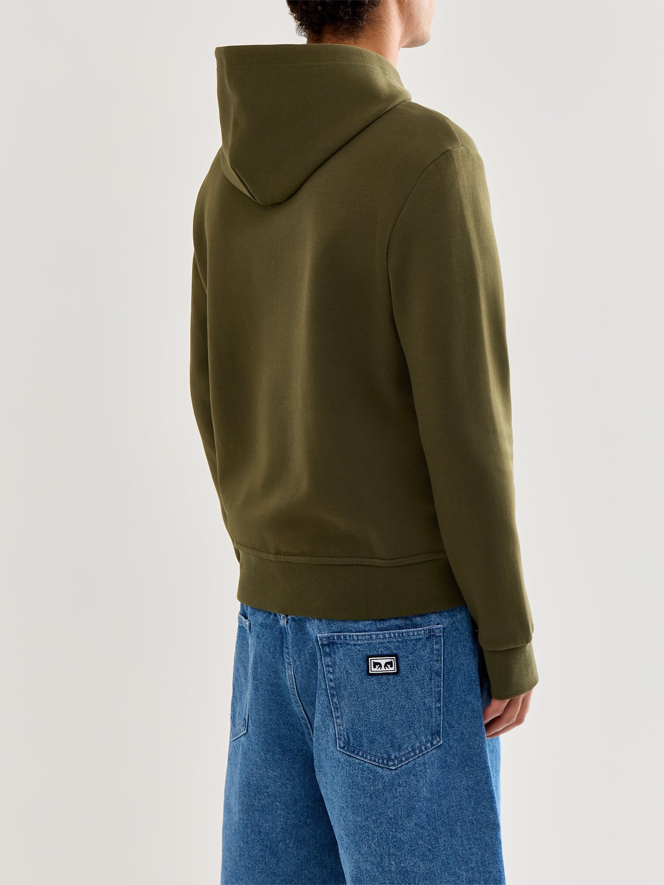 Double Knit Bomber Jacket Olive