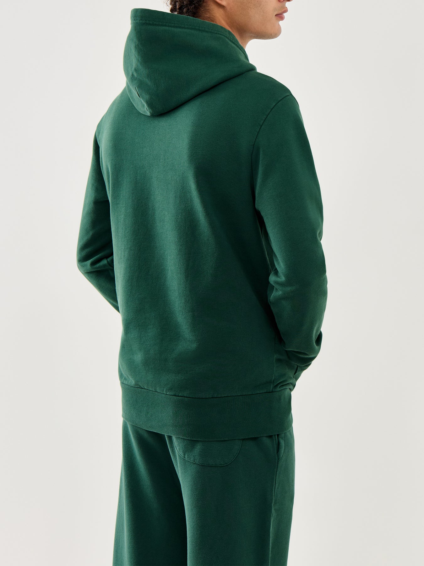 Loopback Terry Overhead Hoodie Vintage Pine