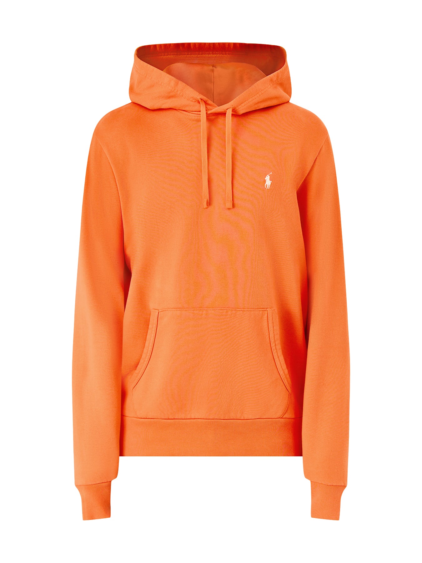 Loopback Terry Overhead Hoodie Orange Cotton