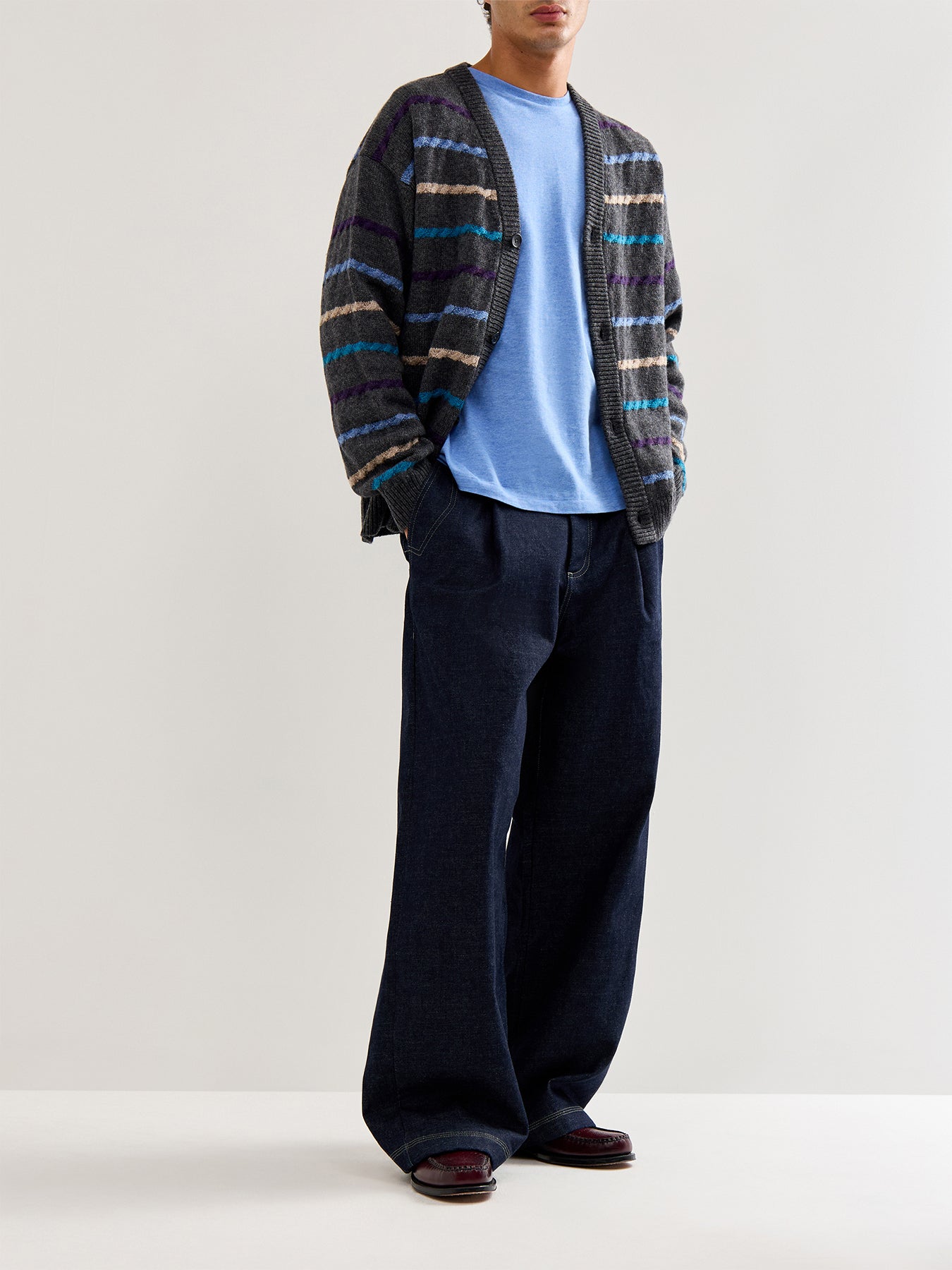 Basic Short Sleeves Tee Blue