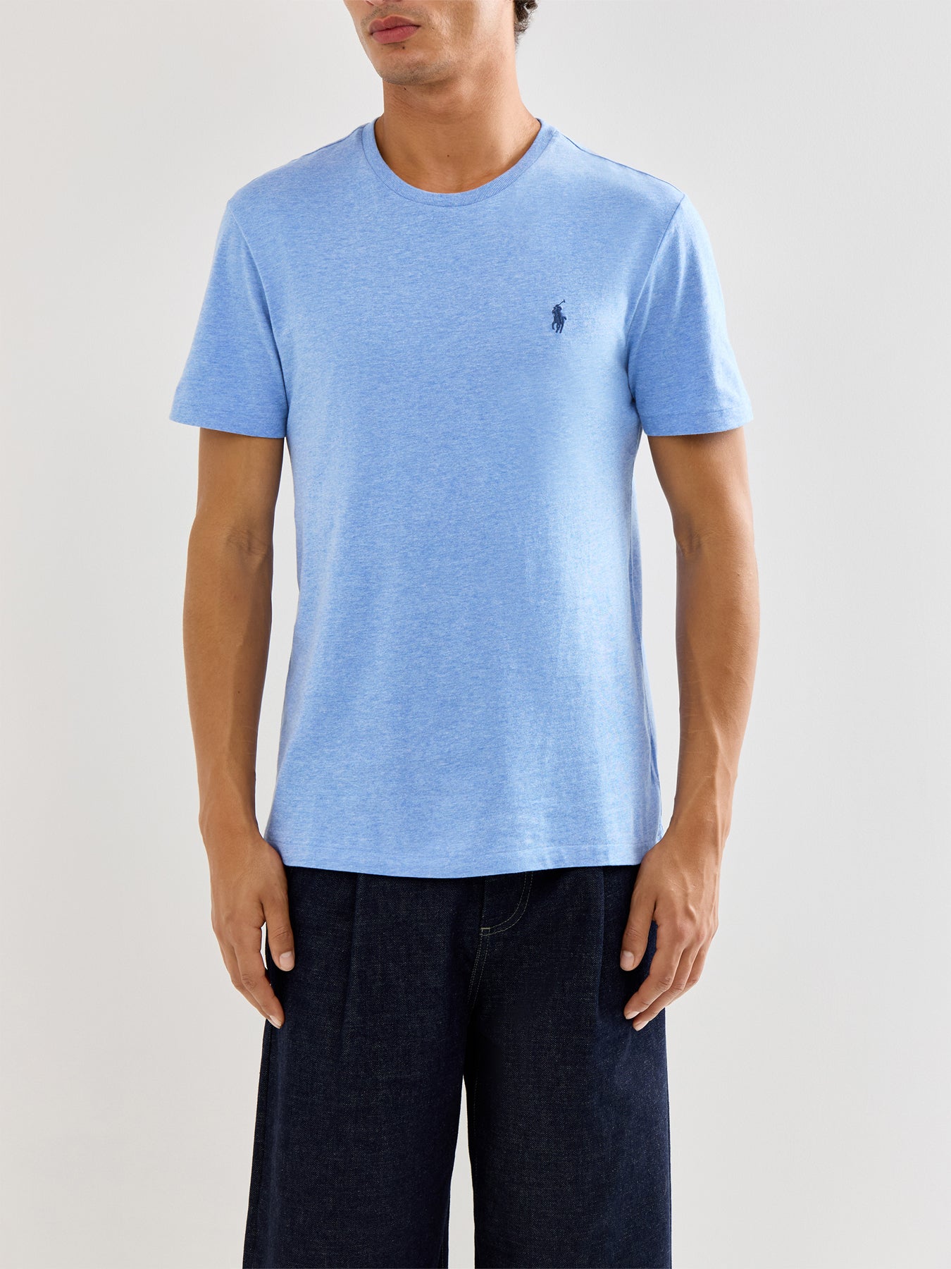 Basic Short Sleeves Tee Blue