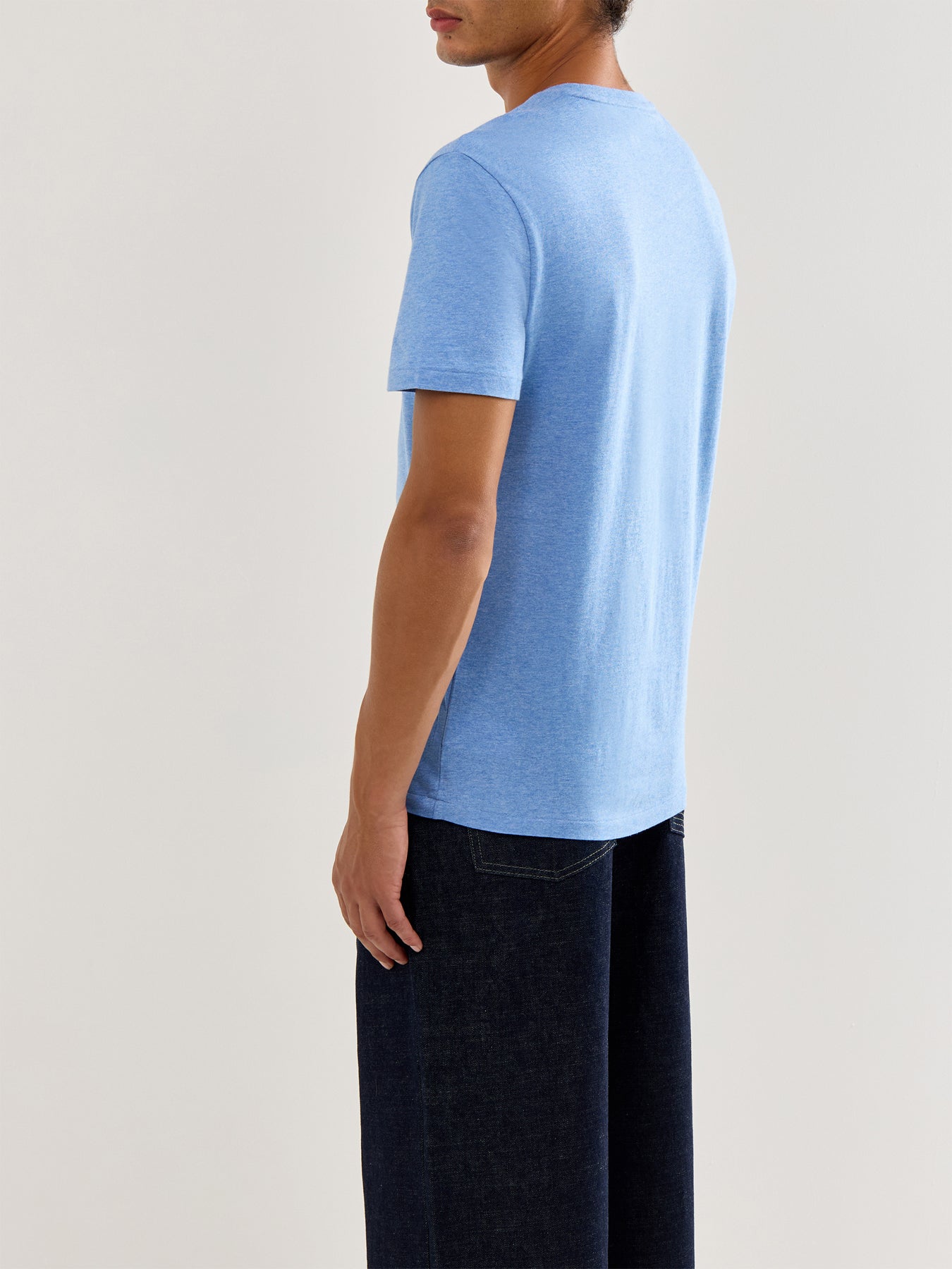 Basic Short Sleeves Tee Blue