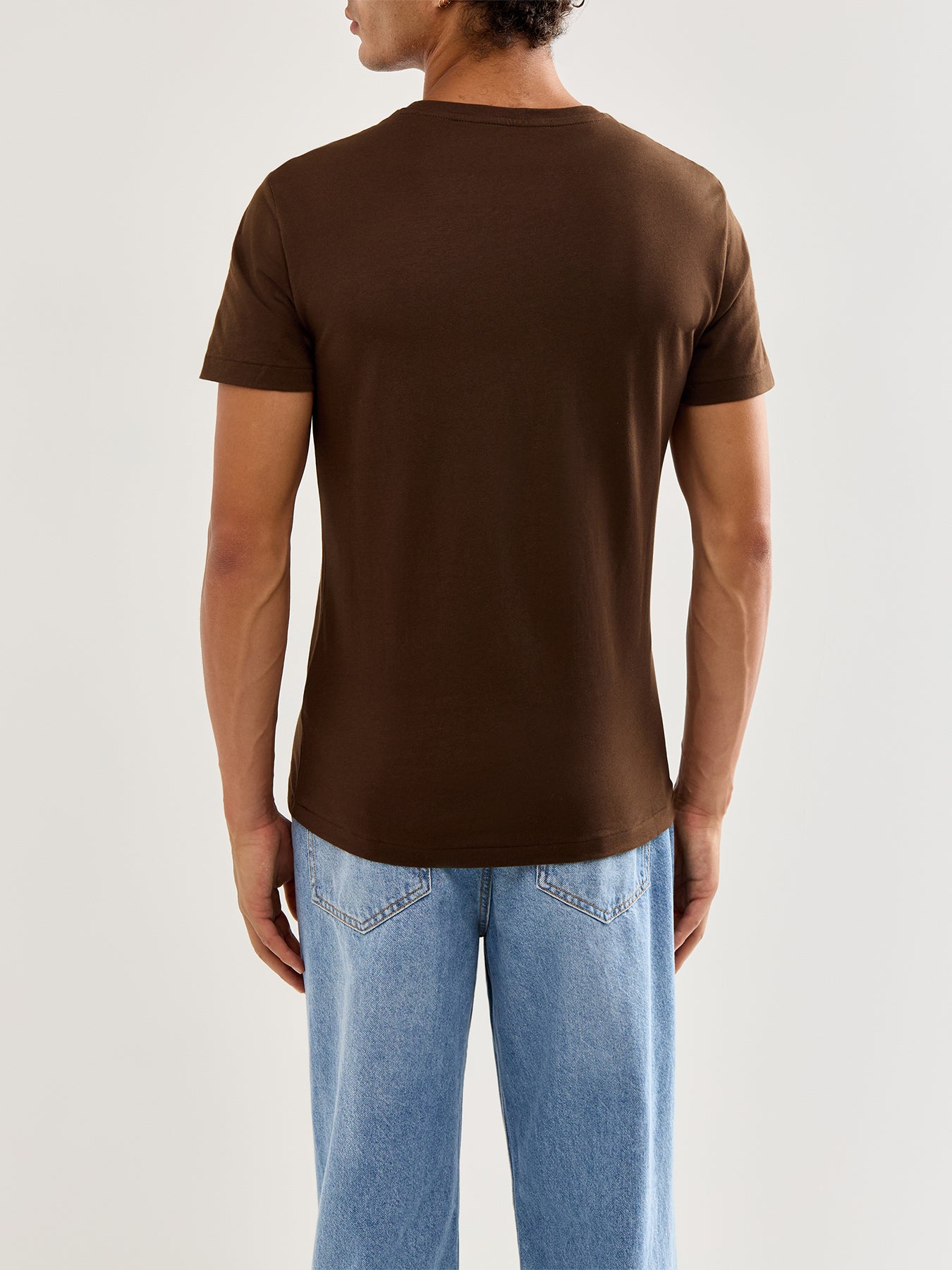 Basic Black Short Sleeves Cotton Tee