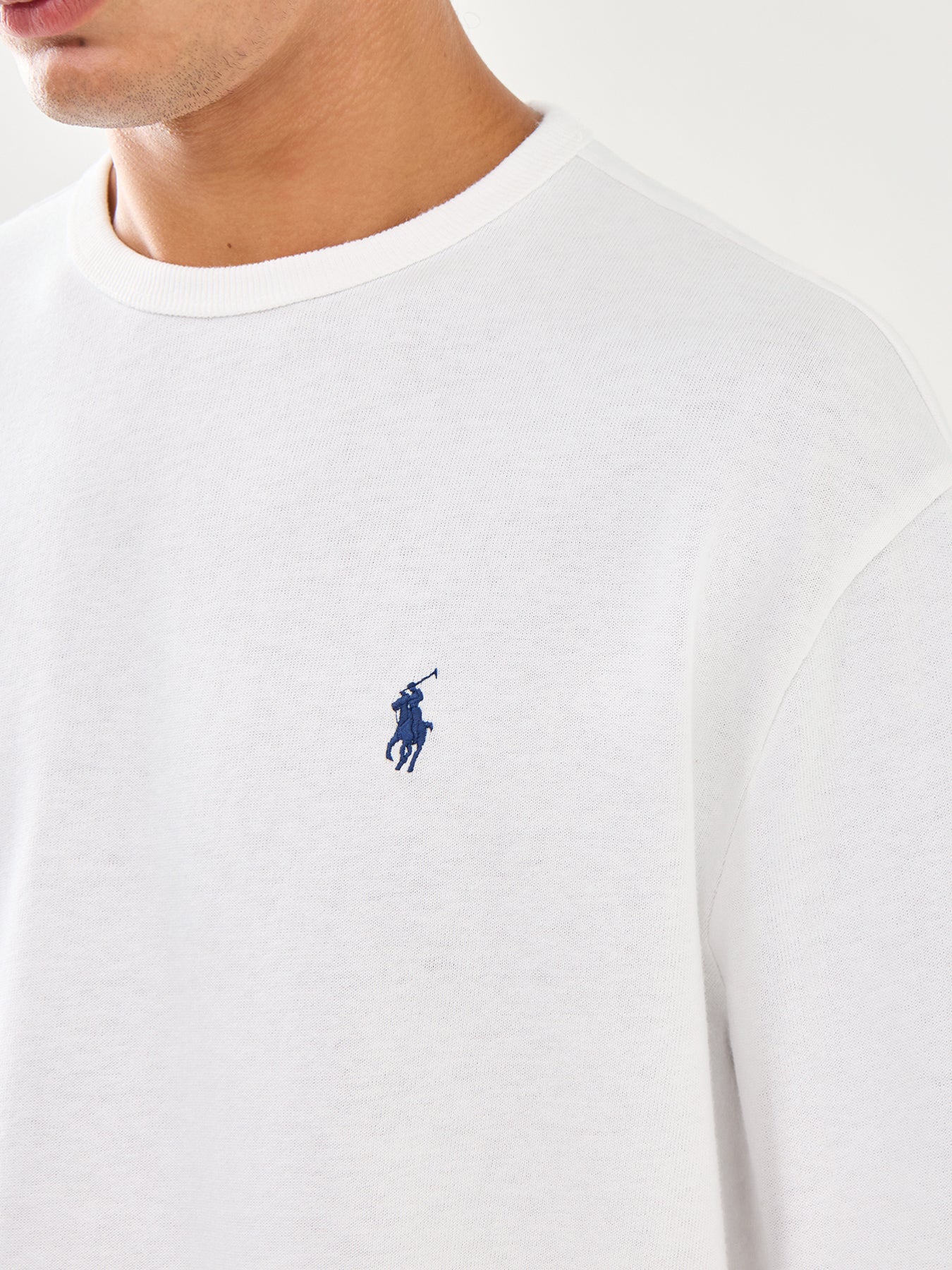 Heavy Jersey Long Sleeves Tee White