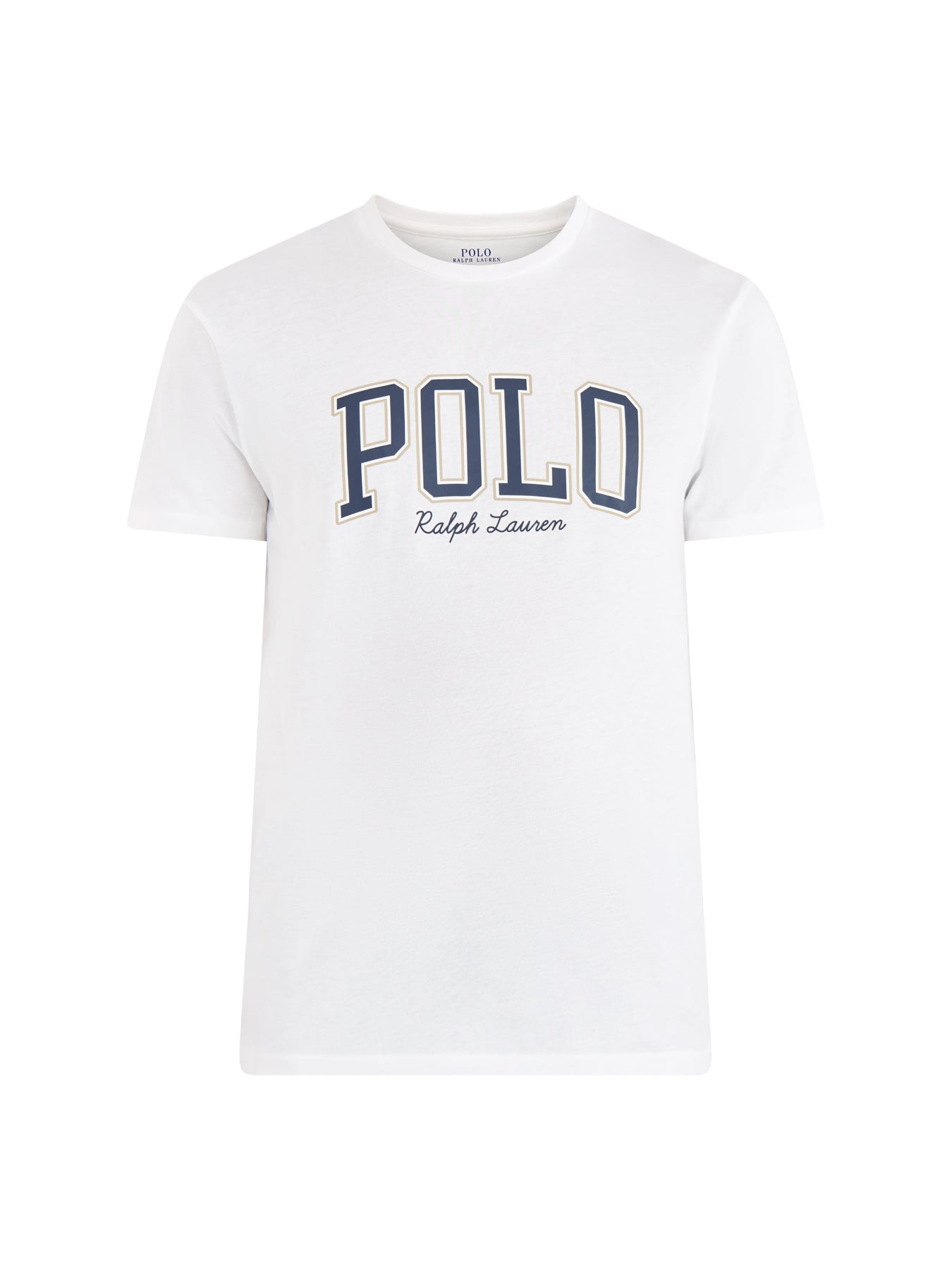 Polo Short Sleeves Cotton Tee White