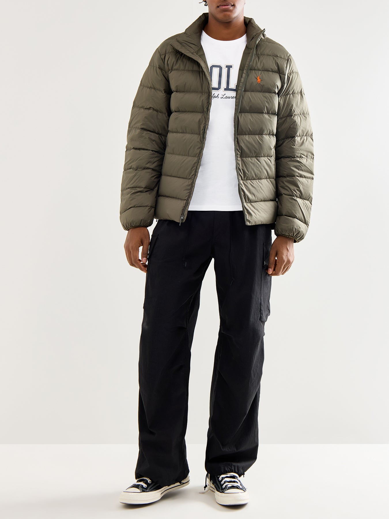 Polo Short Sleeves Cotton Tee White