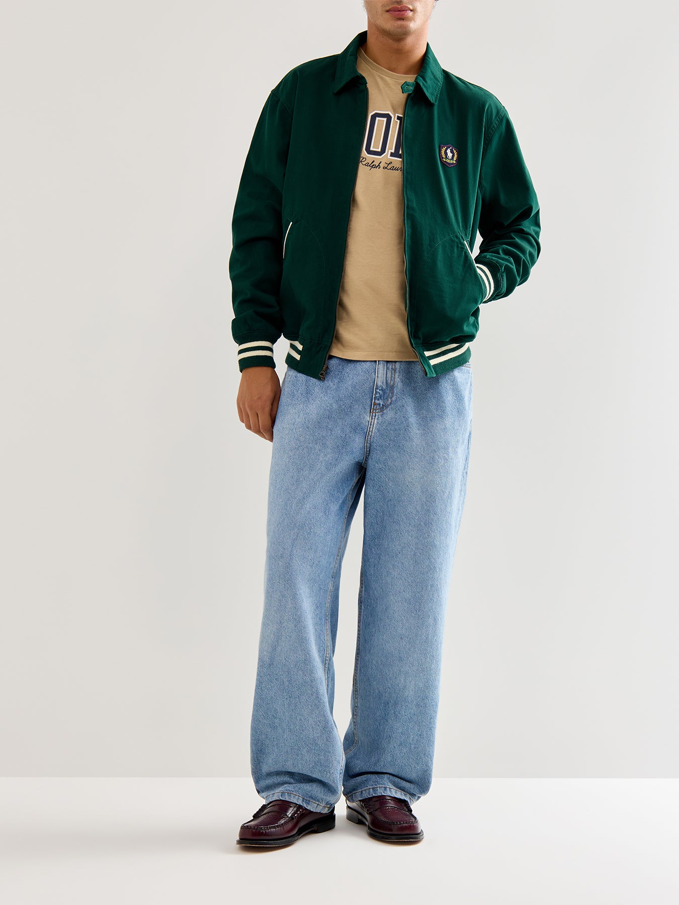 Polo Short Sleeves Cotton Tee Brown