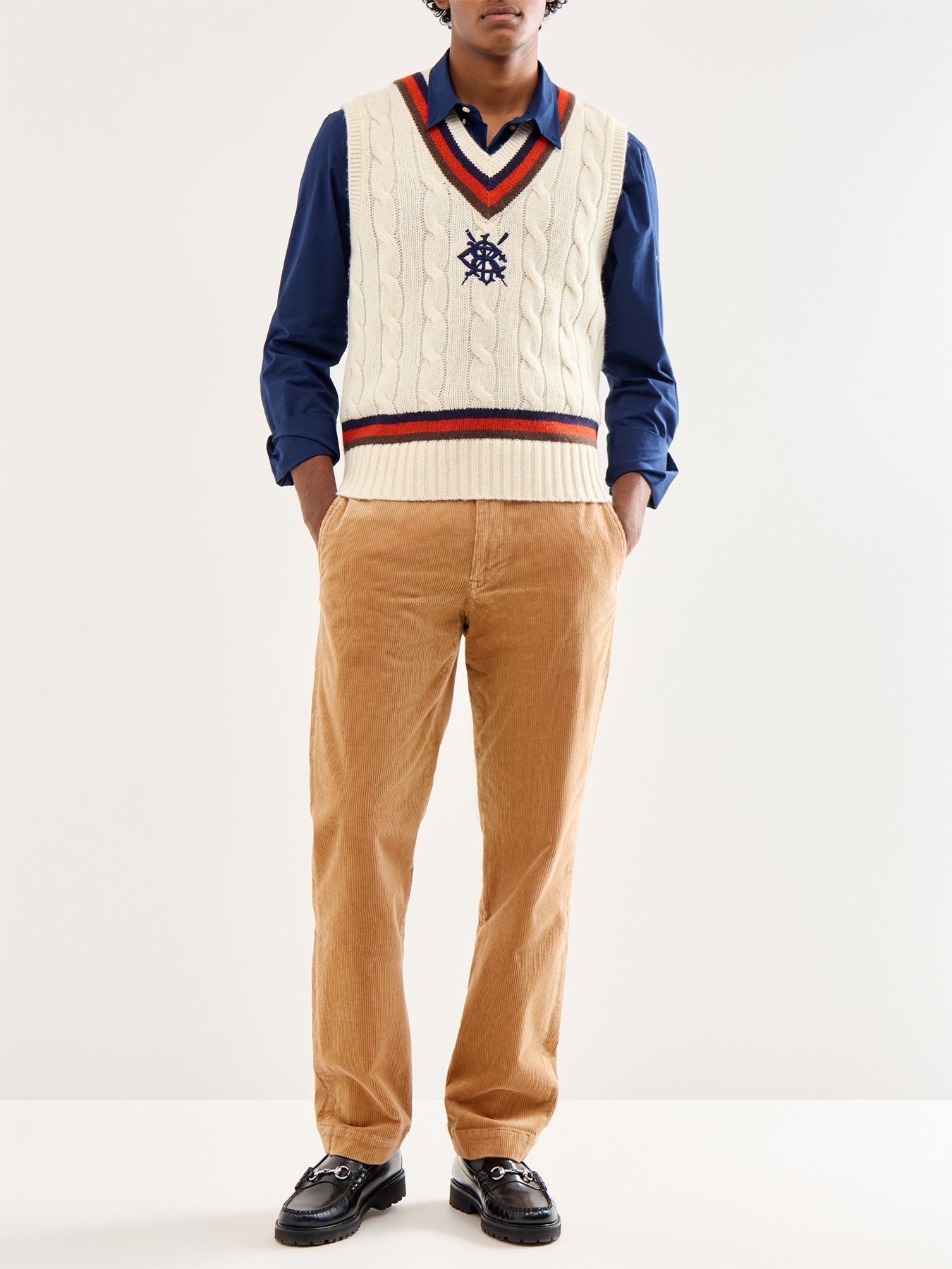 Bedford Cord Trousers Brown