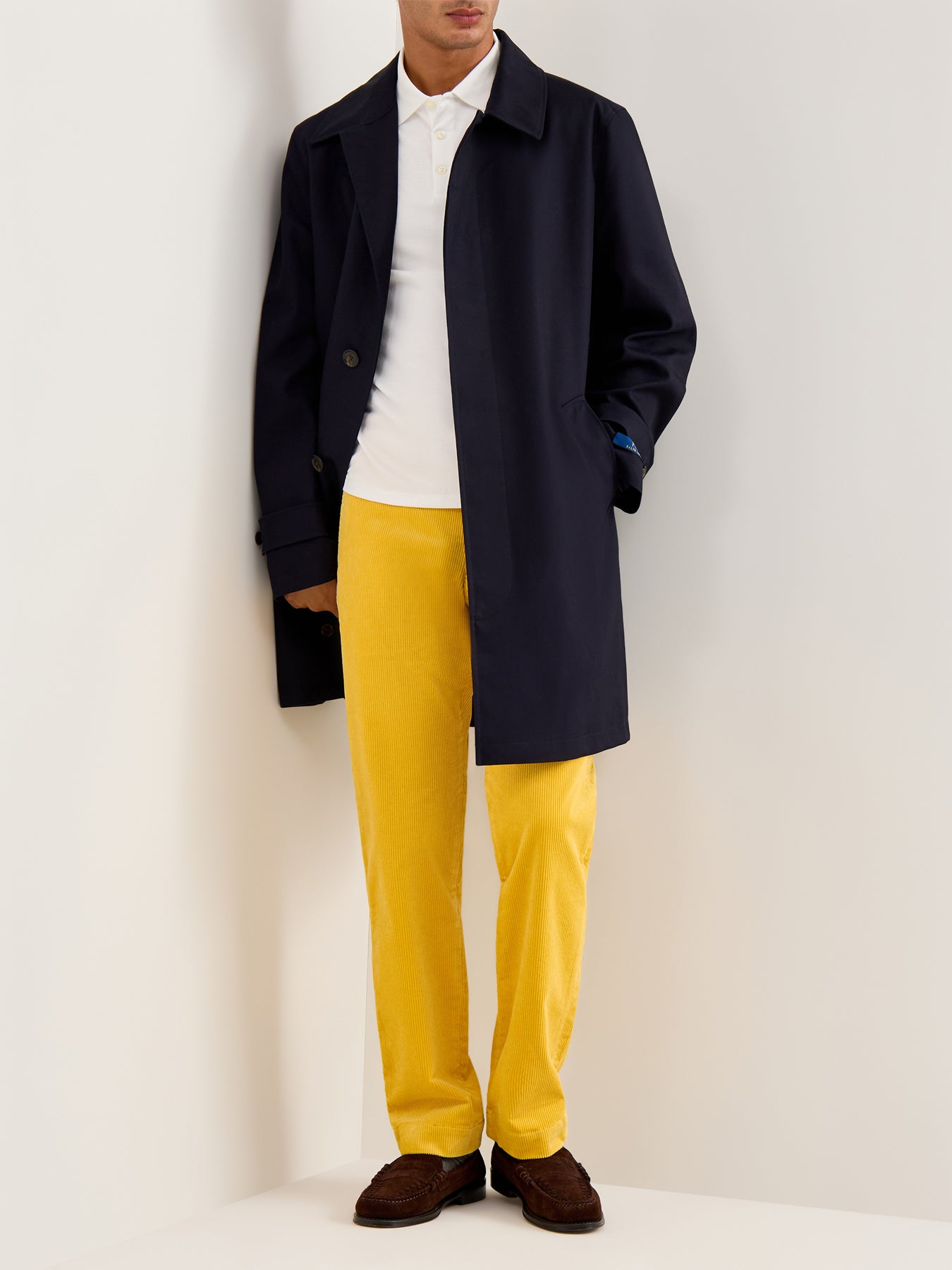 Bedford Cord Trousers Yellow