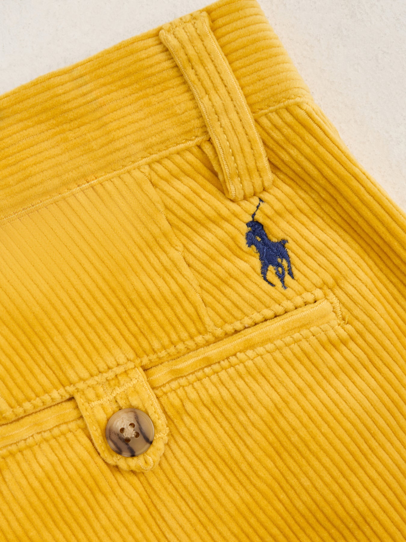 Bedford Cord Trousers Yellow