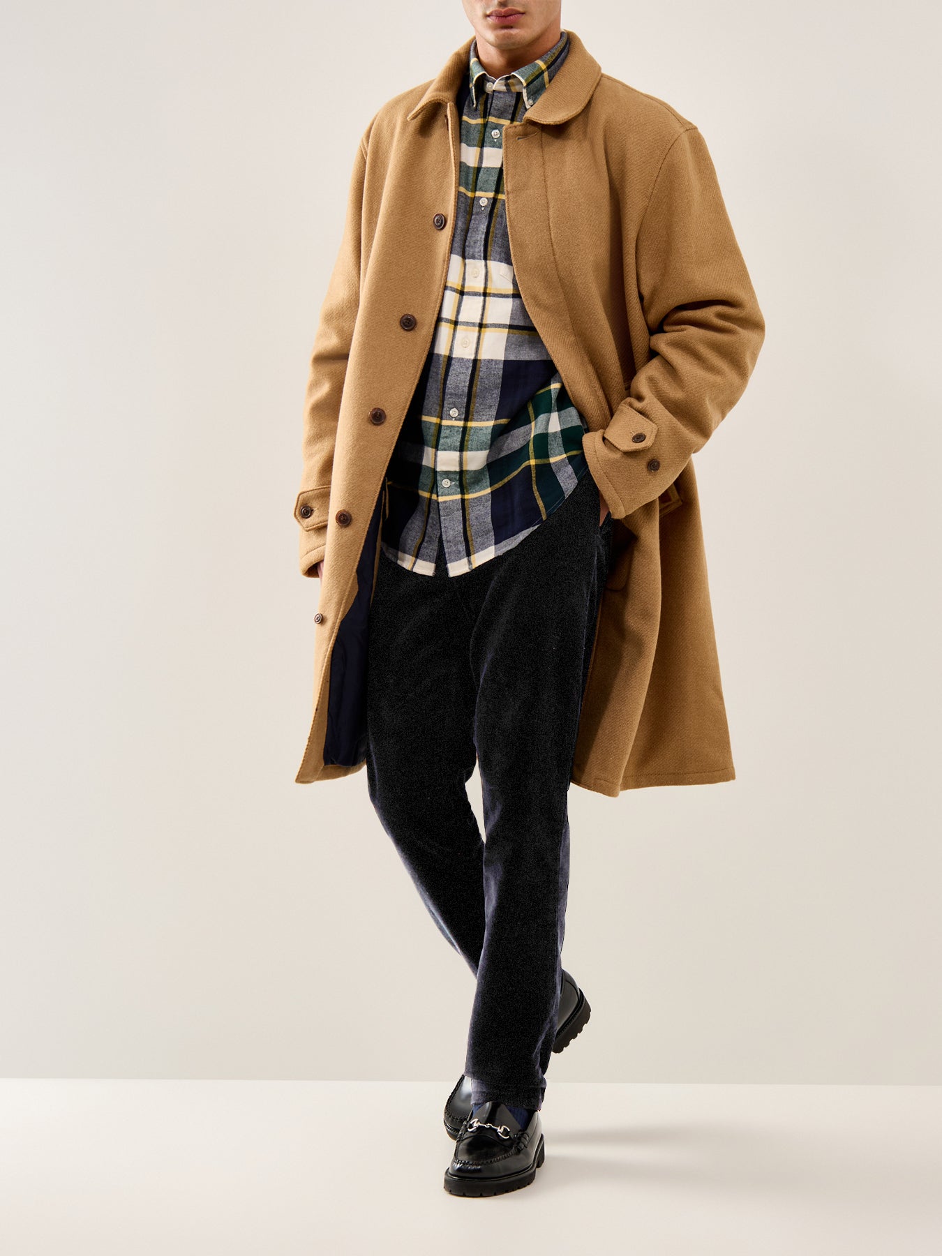 Suffield Stretch Cord Pants Black