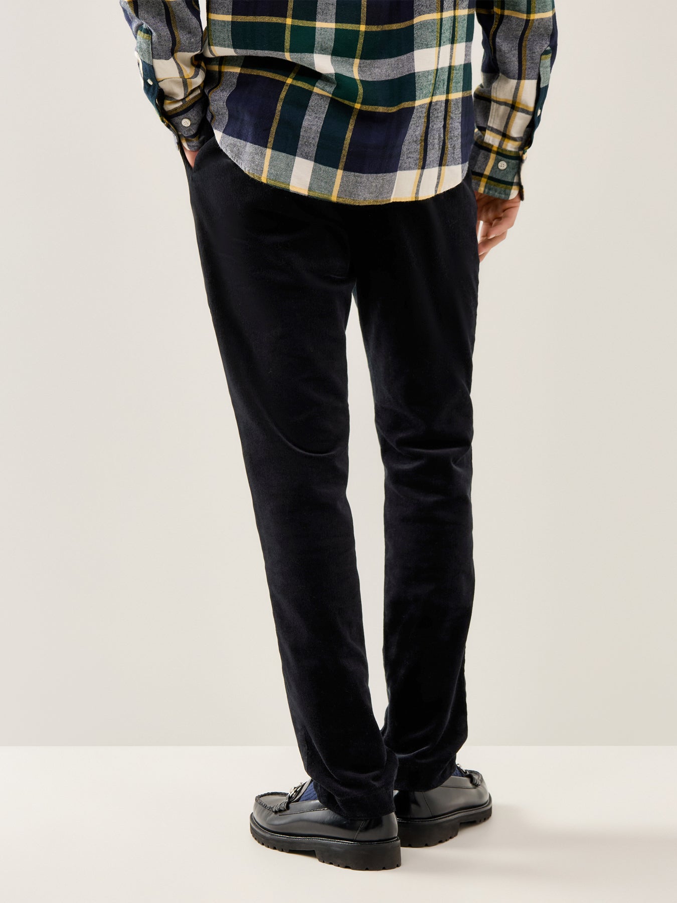 Suffield Stretch Cord Pants Black