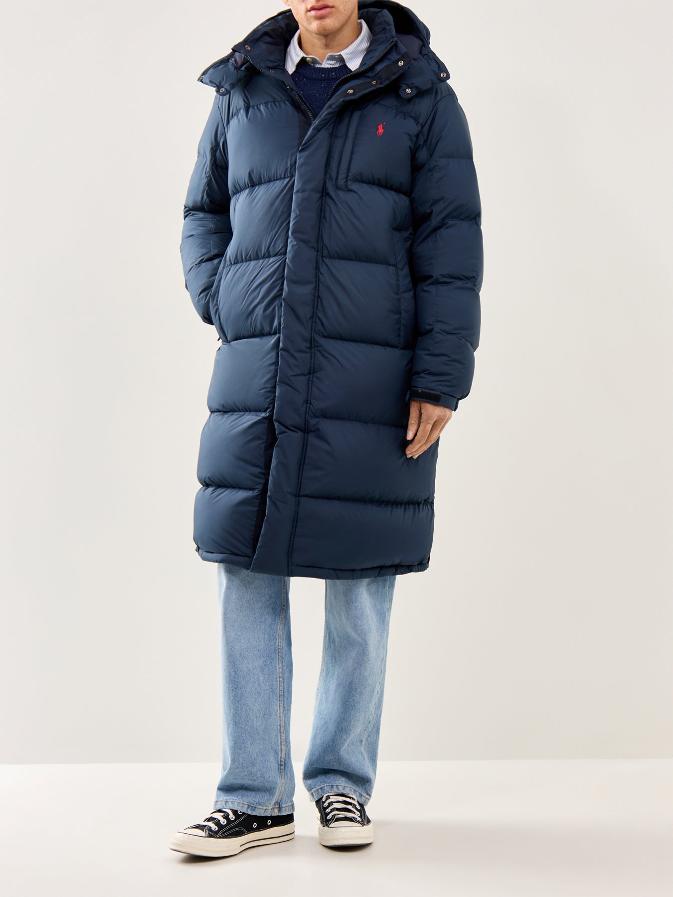Gorham Long Puffer Jacket Navy