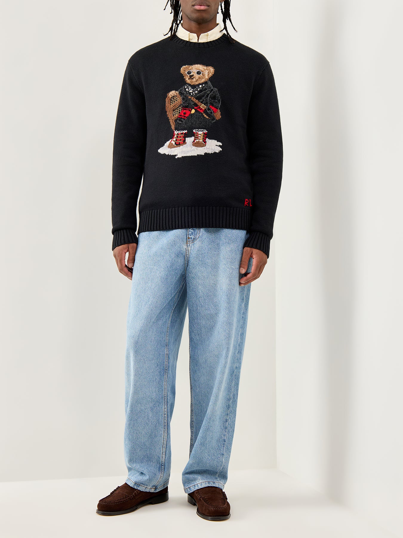 Holiday Bear Jumper Black