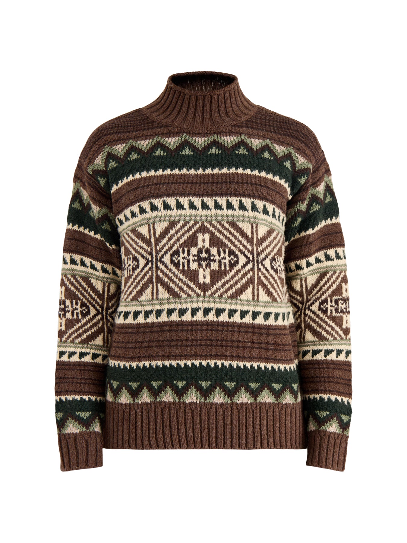 Skiers Wool Jumper Brown