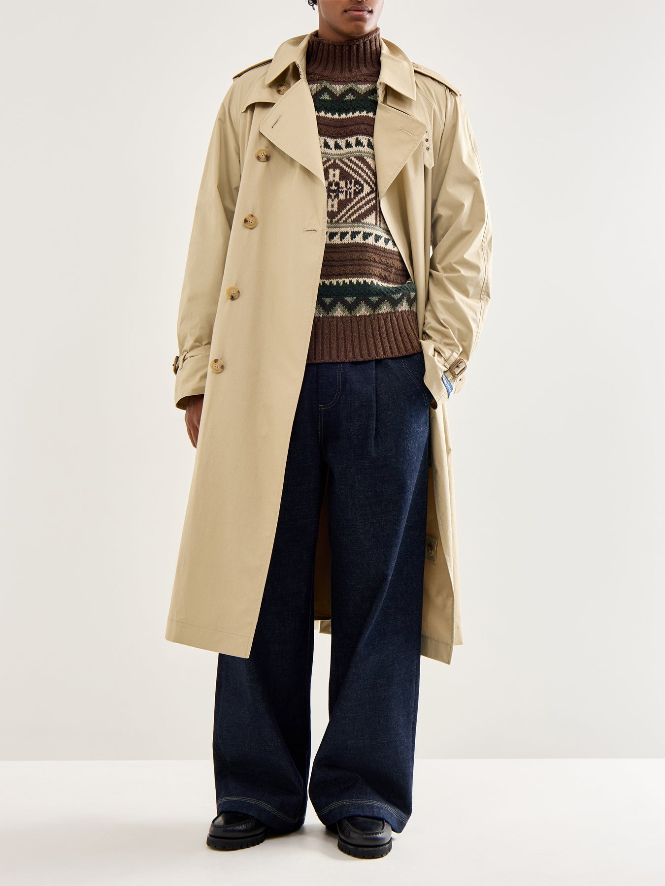 Skiers Wool Jumper Brown