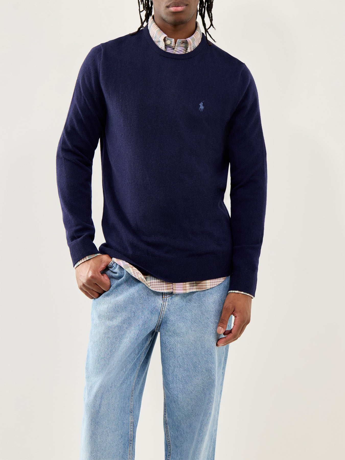 Merino Wool Jumper Hunter Navy