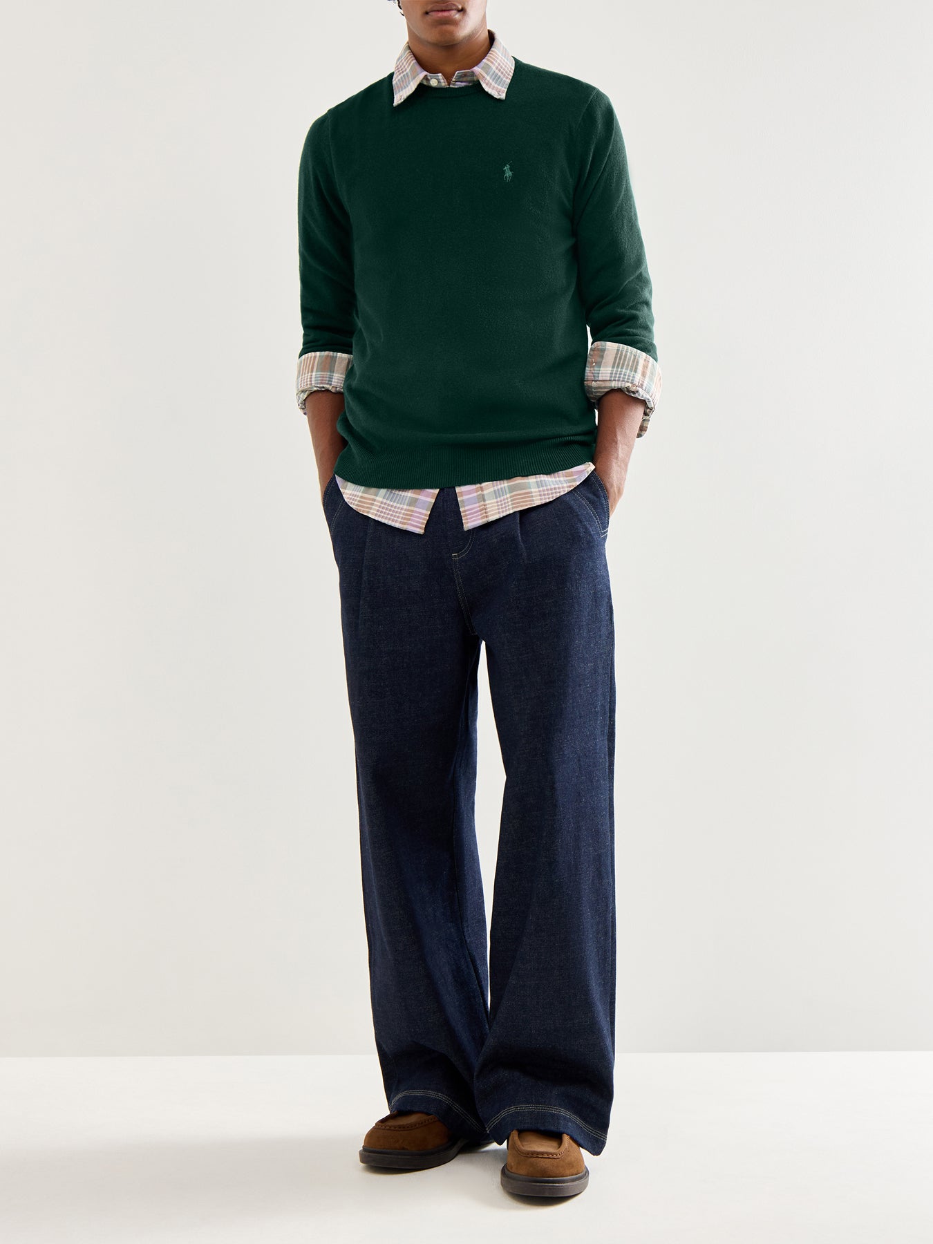 Merino Wool Jumper Green