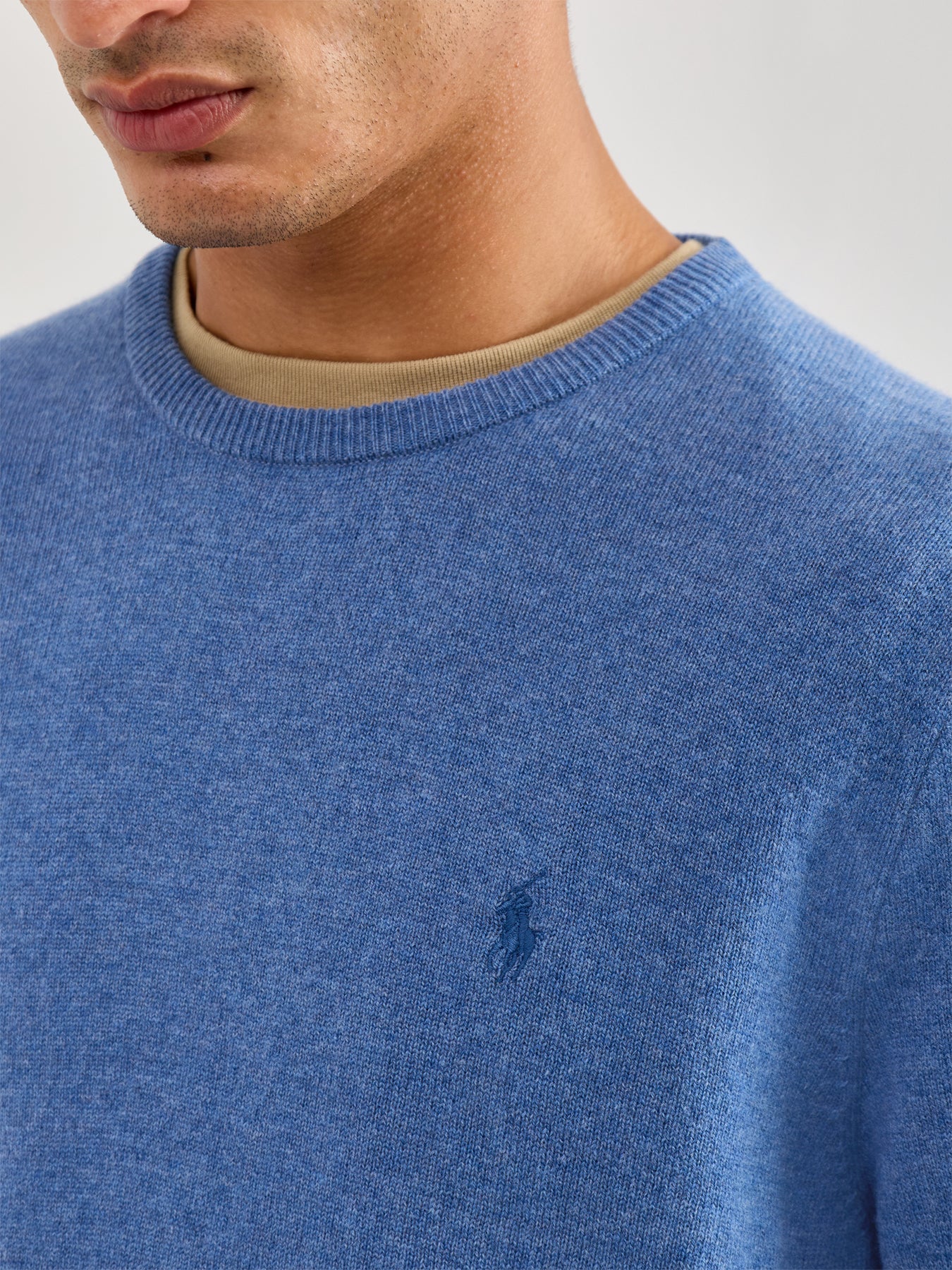 Merino Wool Jumper Tide Pool Blue